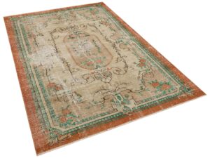 Vintage Eskitme El Dokuma Halı 157 x 232 cm 10137