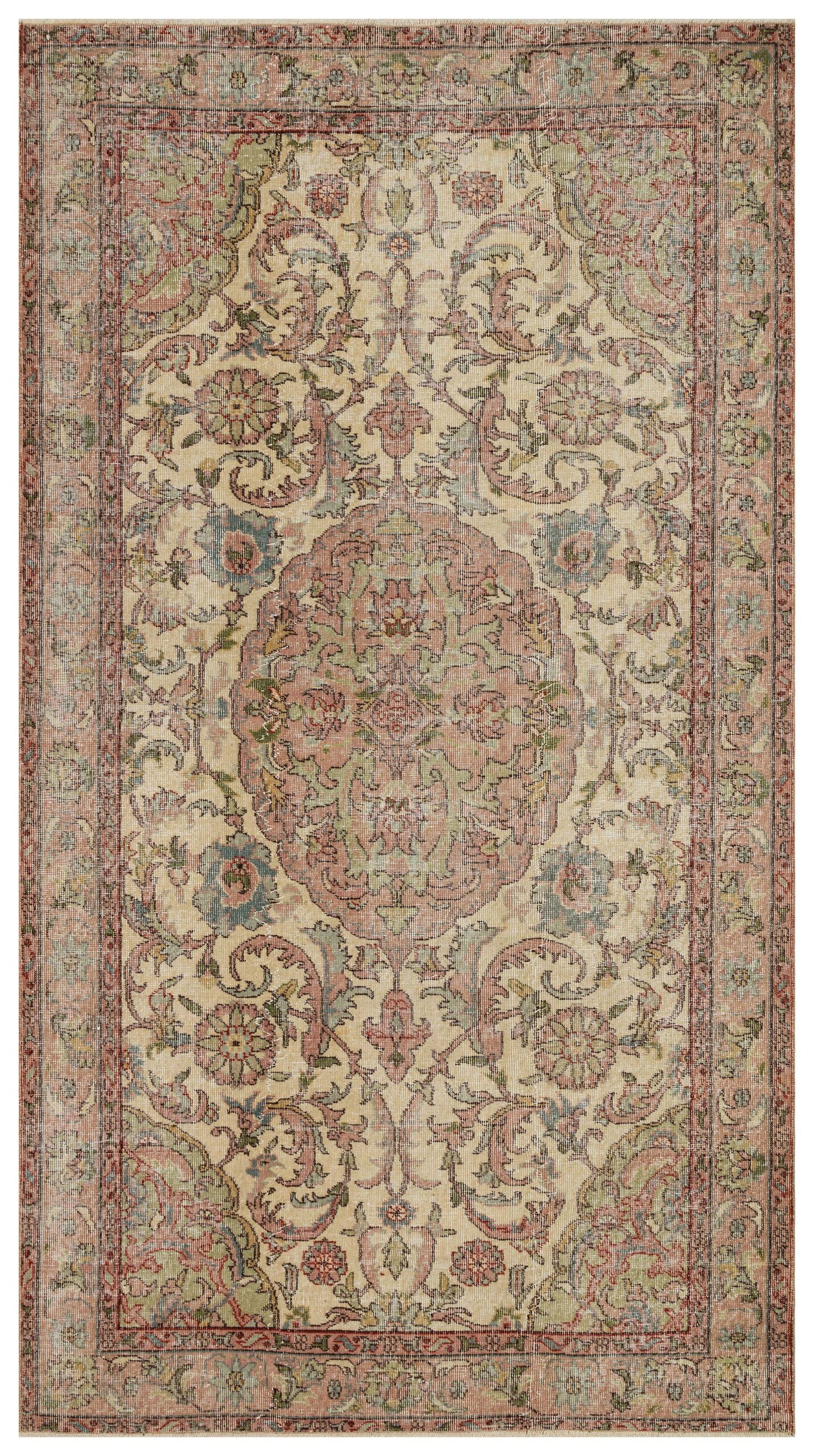 Vintage Rug of Unparalleled Beauty — detail view 2, handmade vintage rug