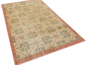 Vintage Yün El Dokuma Halı 154 x 253 cm 10139