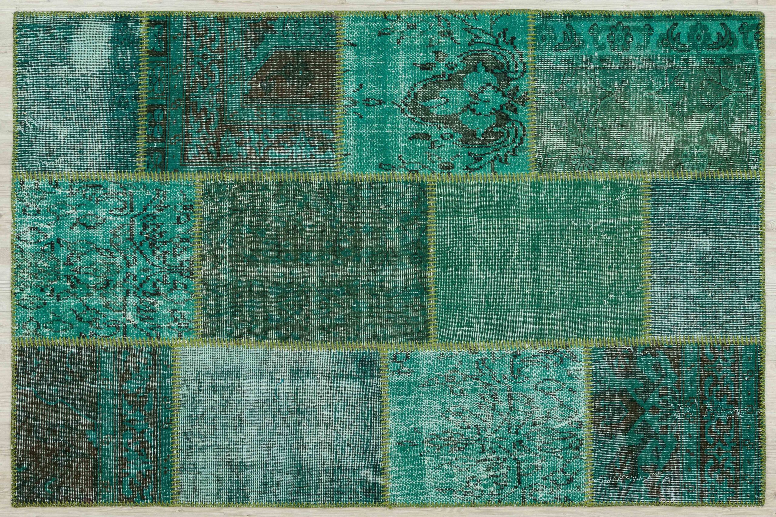 Antique Hand-Woven Wool Rug — detail view 3, handmade vintage rug