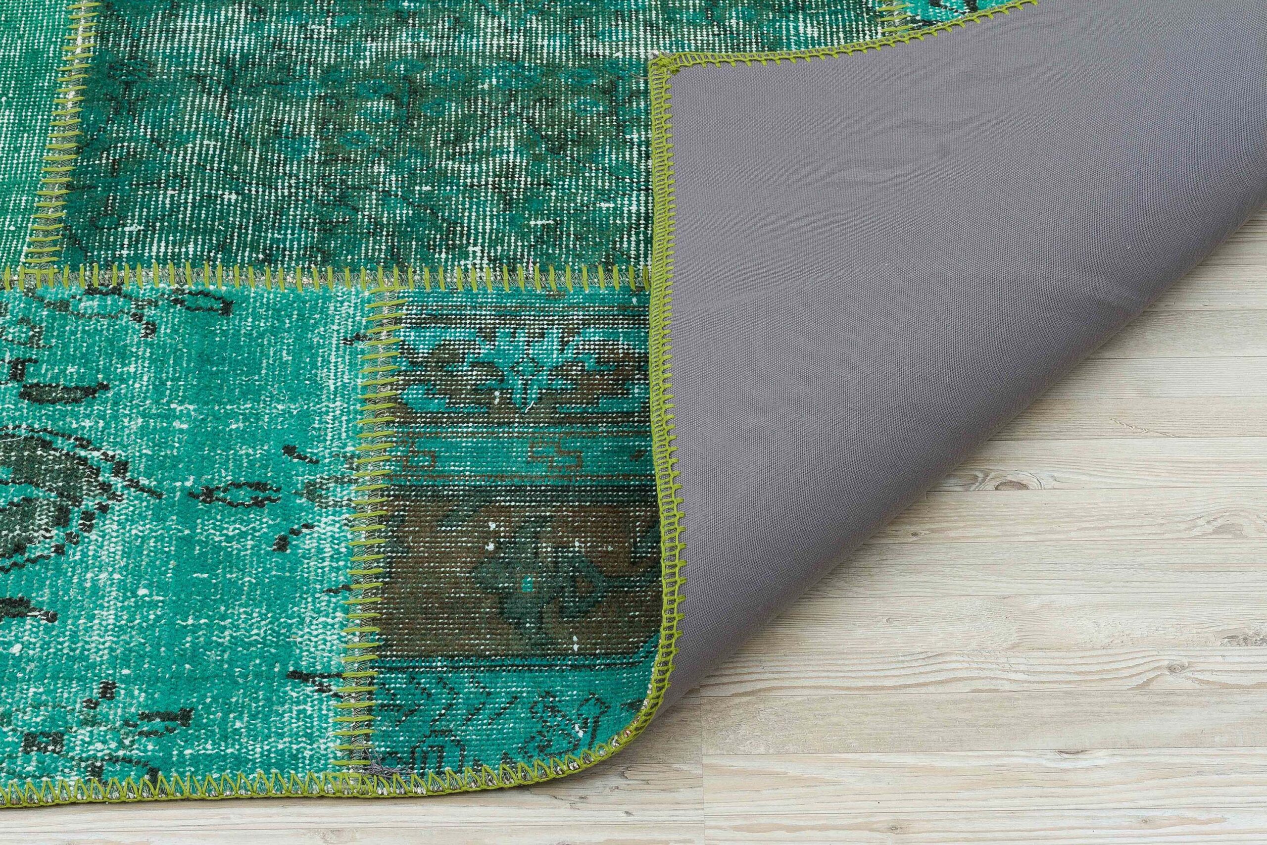 Antique Hand-Woven Wool Rug — detail view 4, handmade vintage rug