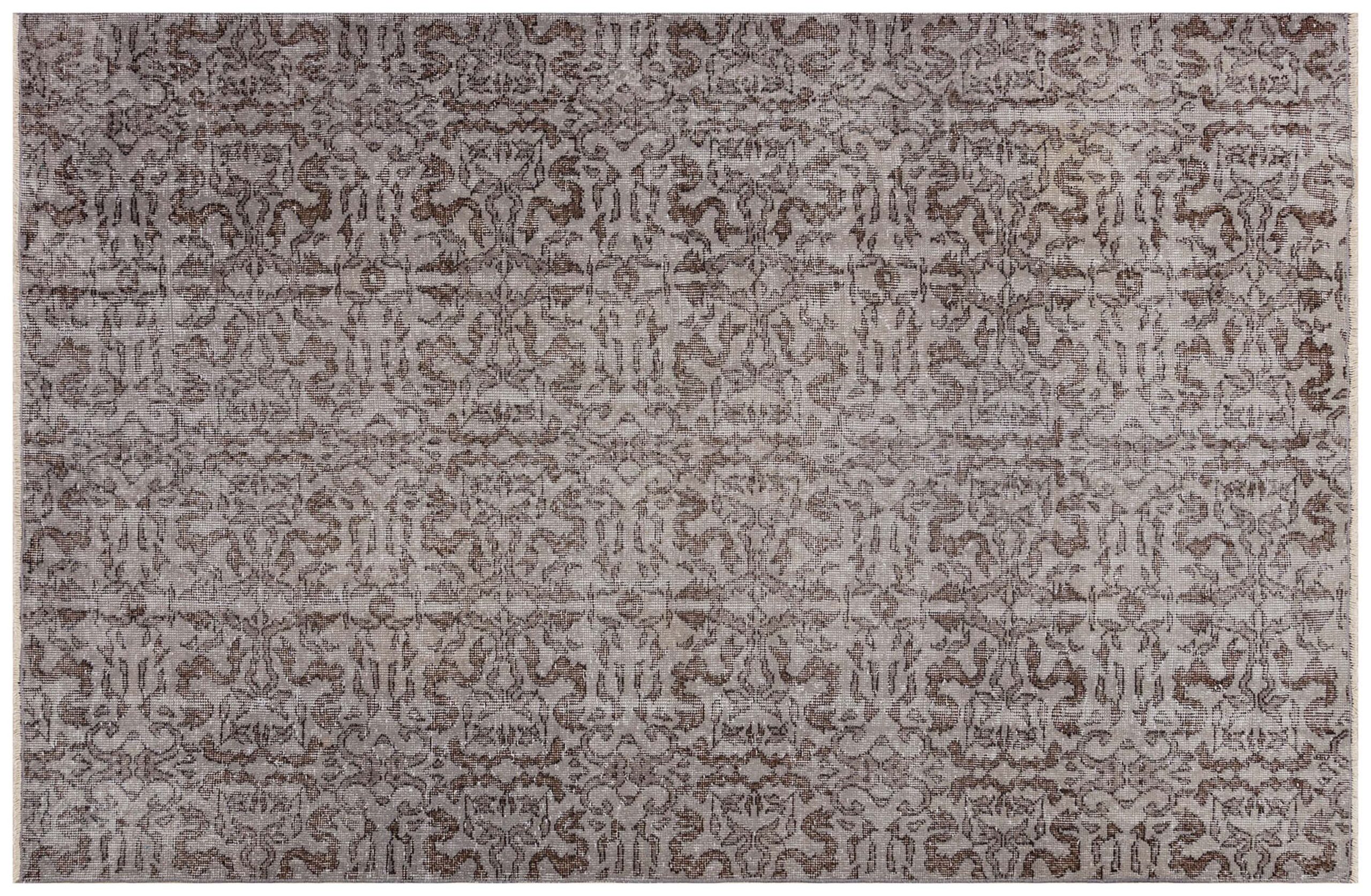 Vintage-Style Distressed Rug — detail view 2, handmade vintage rug