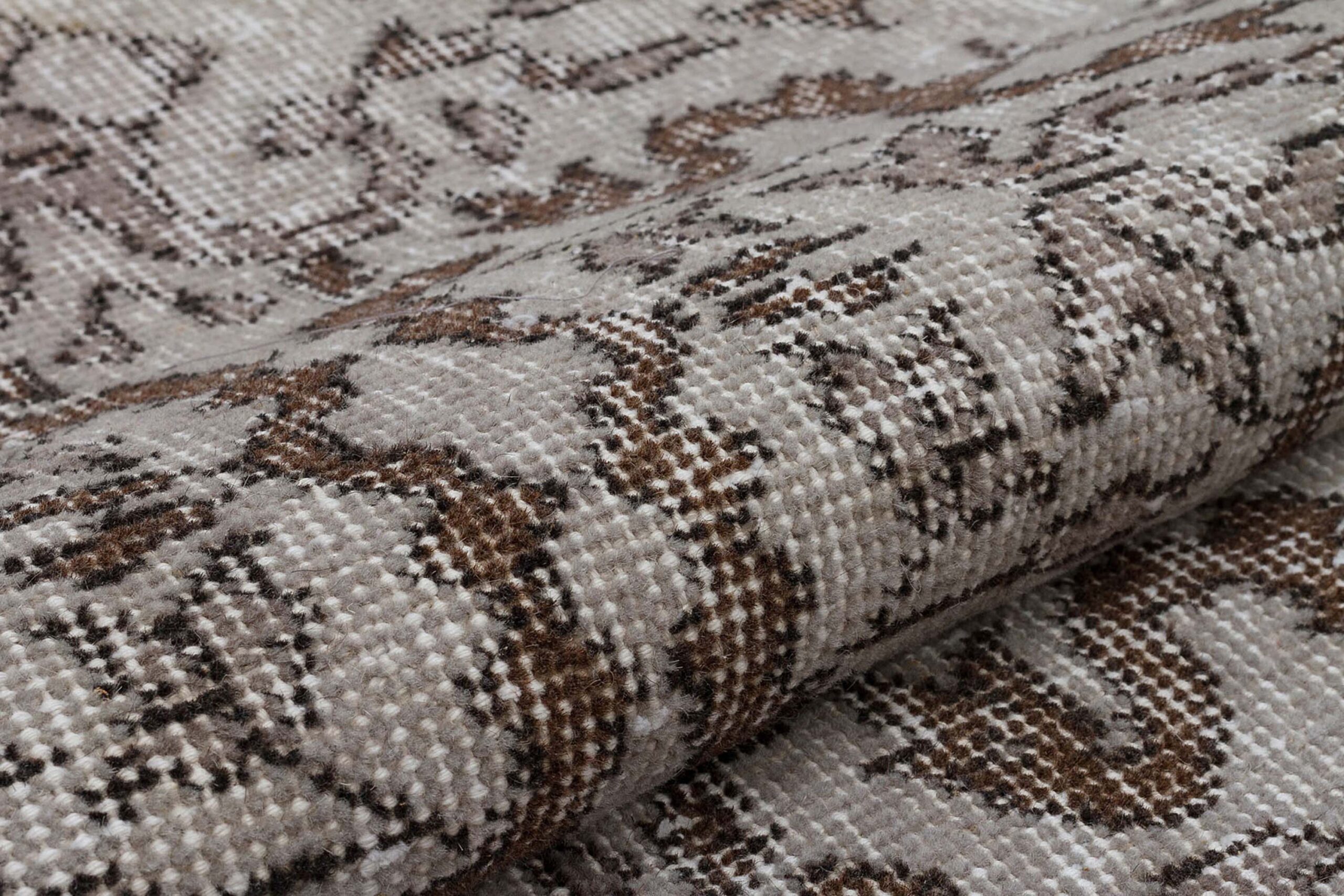 Vintage-Style Distressed Rug — detail view 4, handmade vintage rug