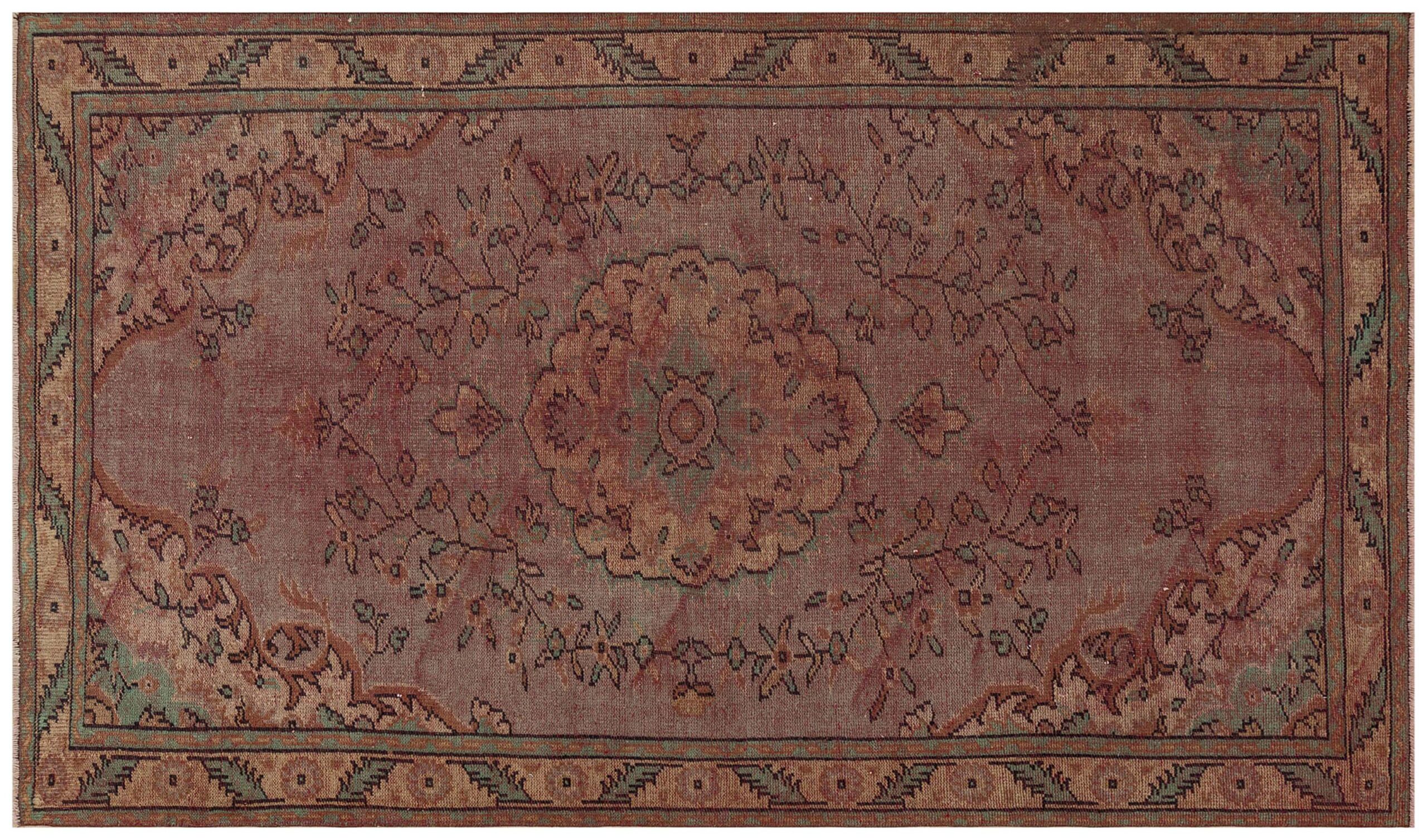 Handmade Antique Wool Rug — detail view 2, handmade vintage rug