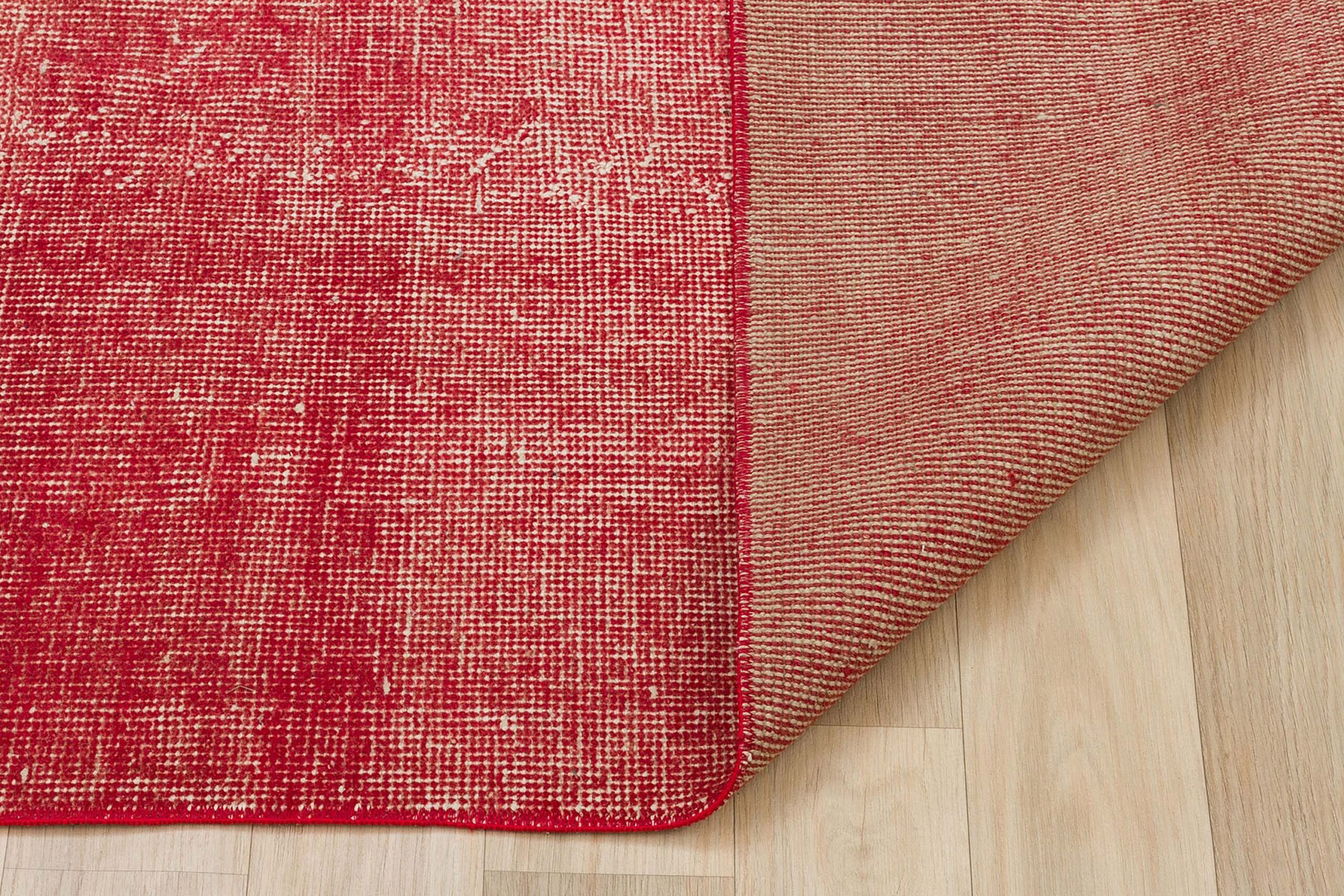 Vintage Hand-Woven Wool Rug — detail view 3, handmade vintage rug