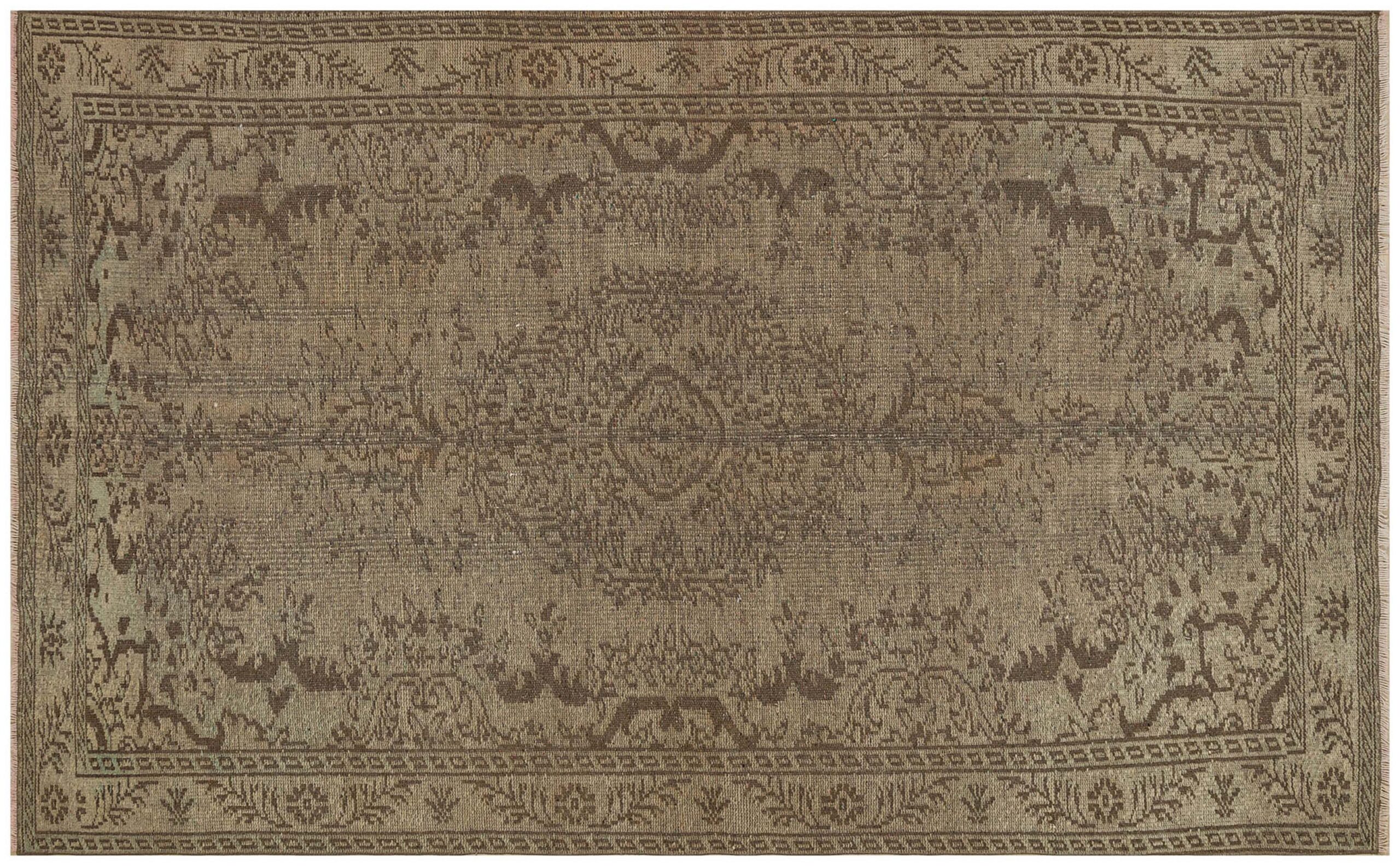 Handmade Antique Wool Rug — detail view 2, handmade vintage rug