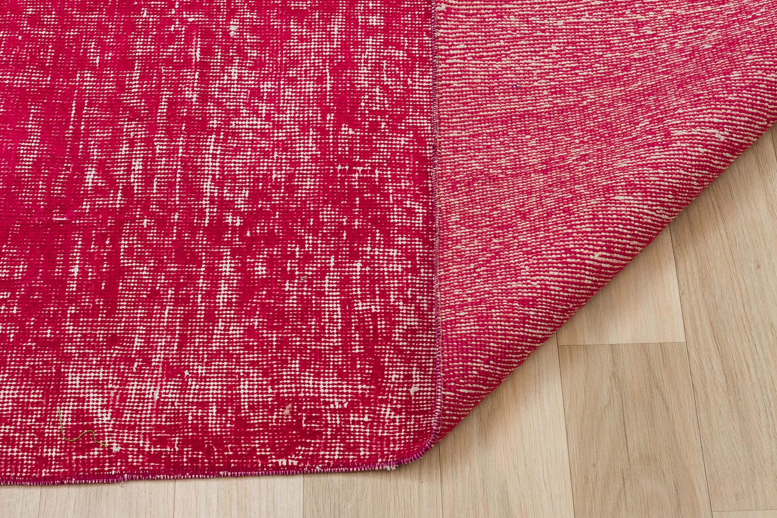 Handmade Antique Wool Rug — detail view 3, handmade vintage rug