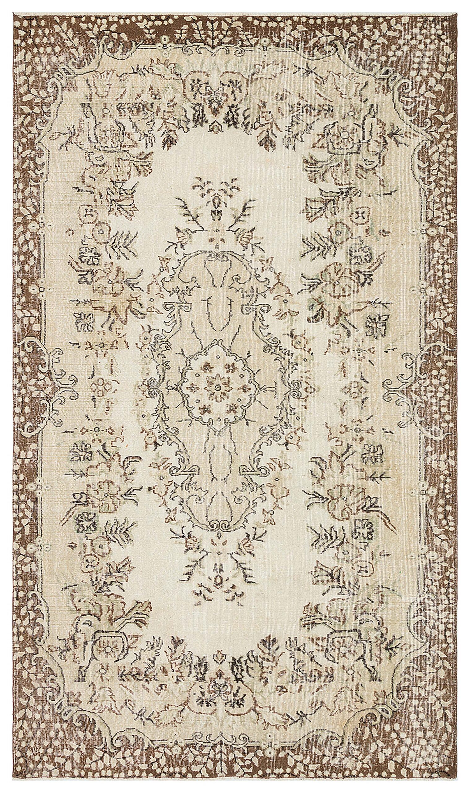Antique Hand-Woven Wool Rug — detail view 2, handmade vintage rug