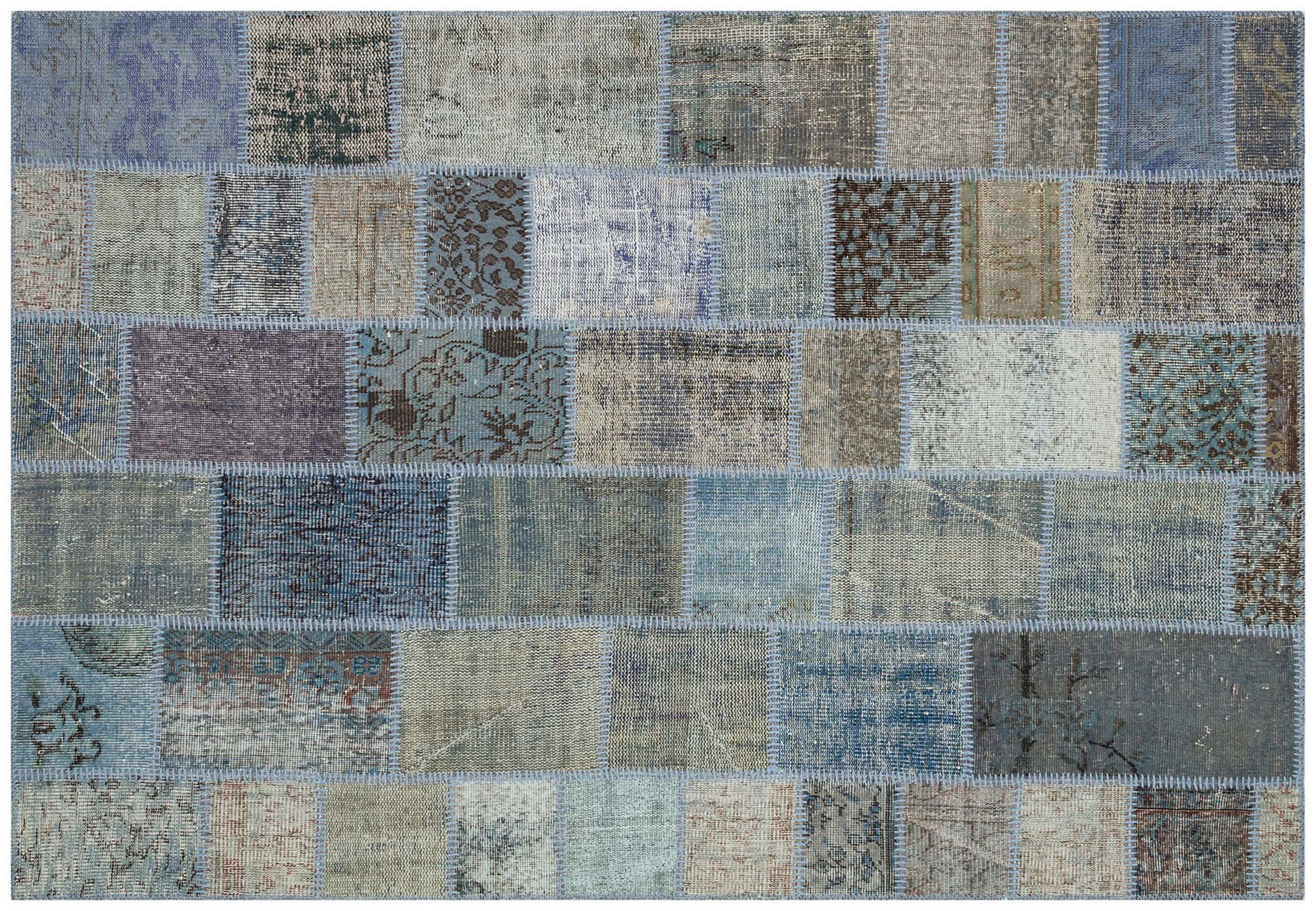 Antique-Style Wool Rug — detail view 2, handmade vintage rug