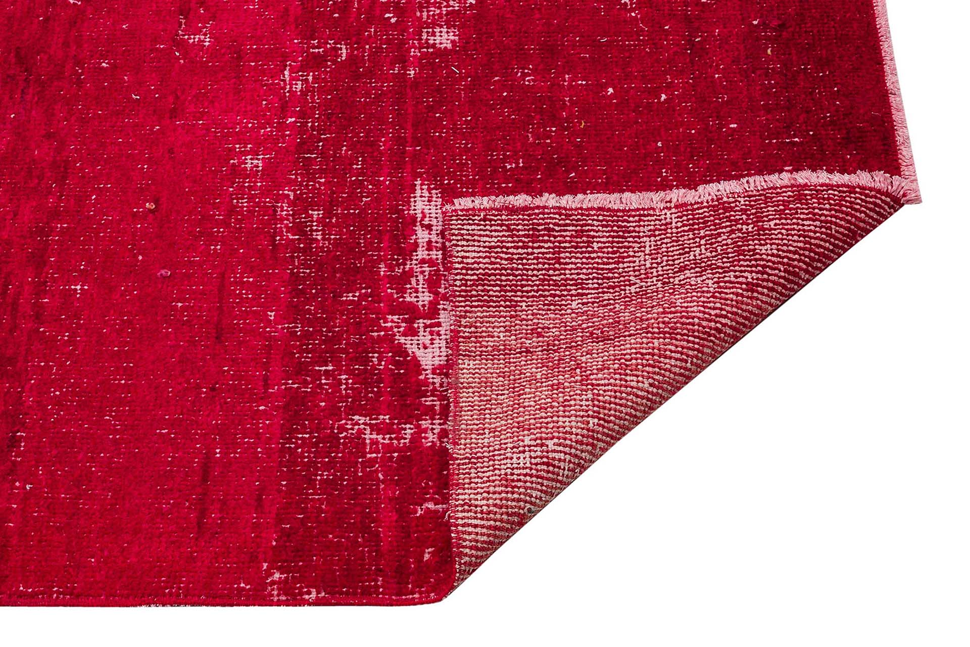 Vintage-Textured Distressed Rug — detail view 2, handmade vintage rug