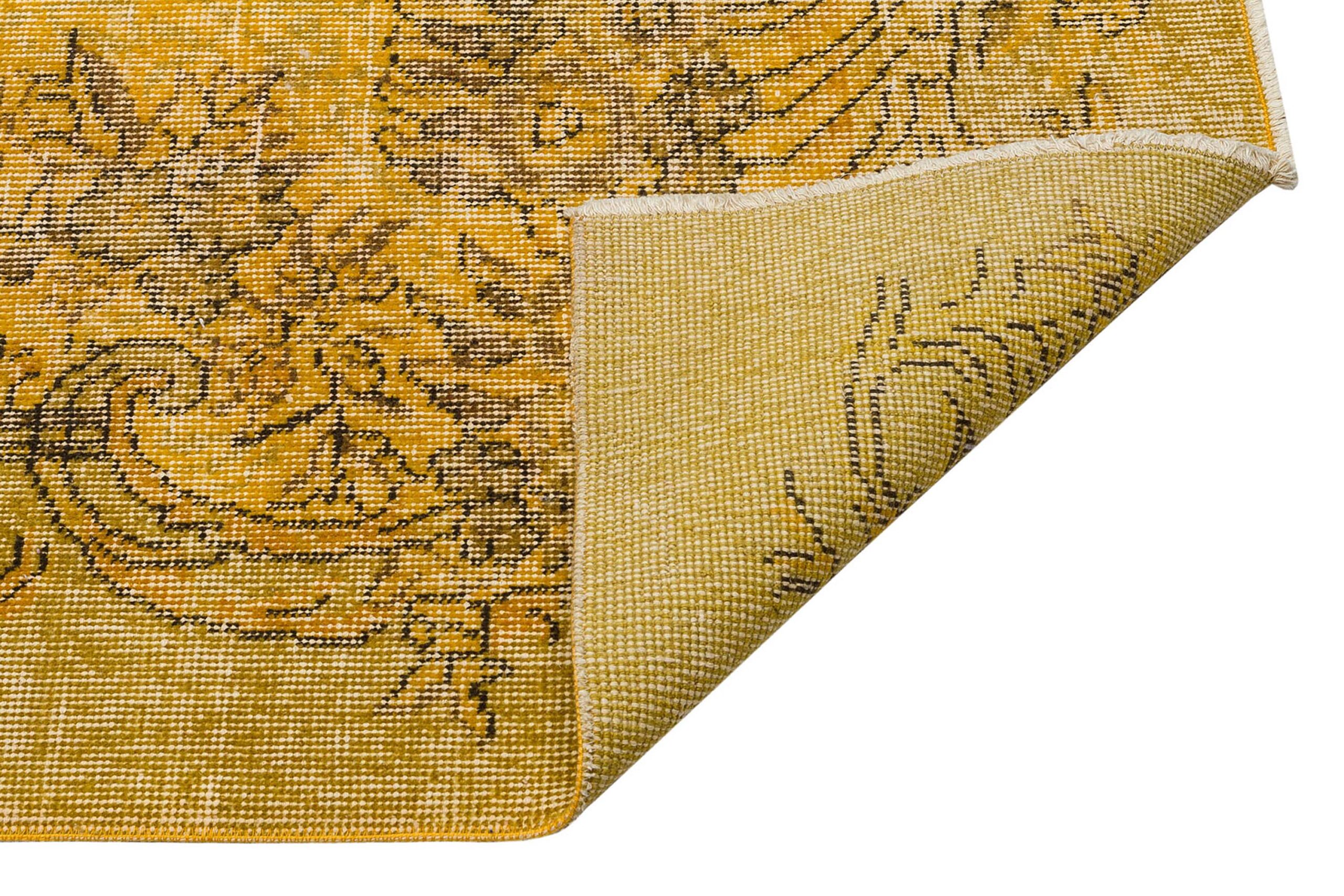 Vintage Distressed Hand-Knotted Rug — detail view 3, handmade vintage rug