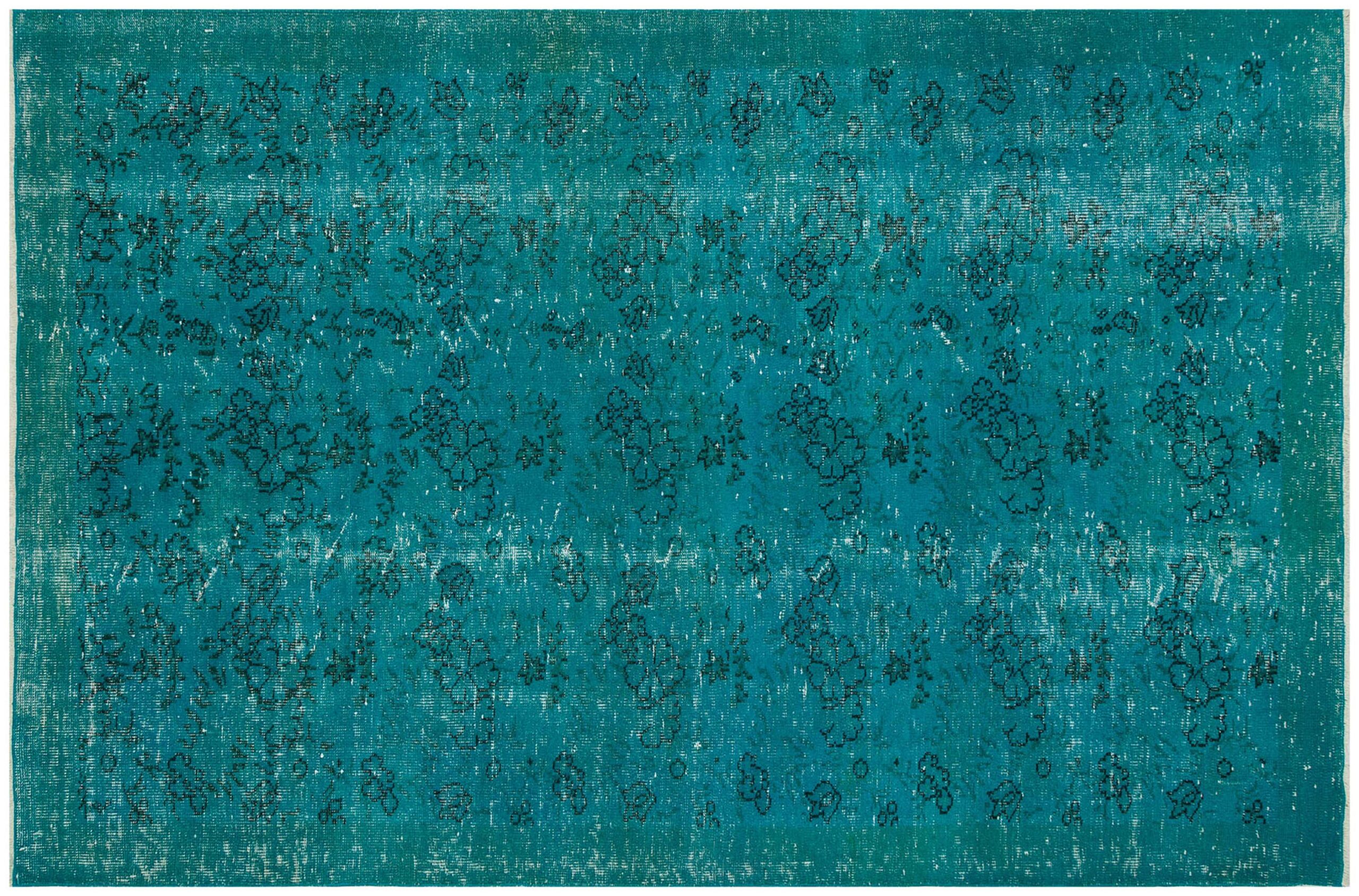 Vintage Distressed Hand-Knotted Rug — detail view 3, handmade vintage rug