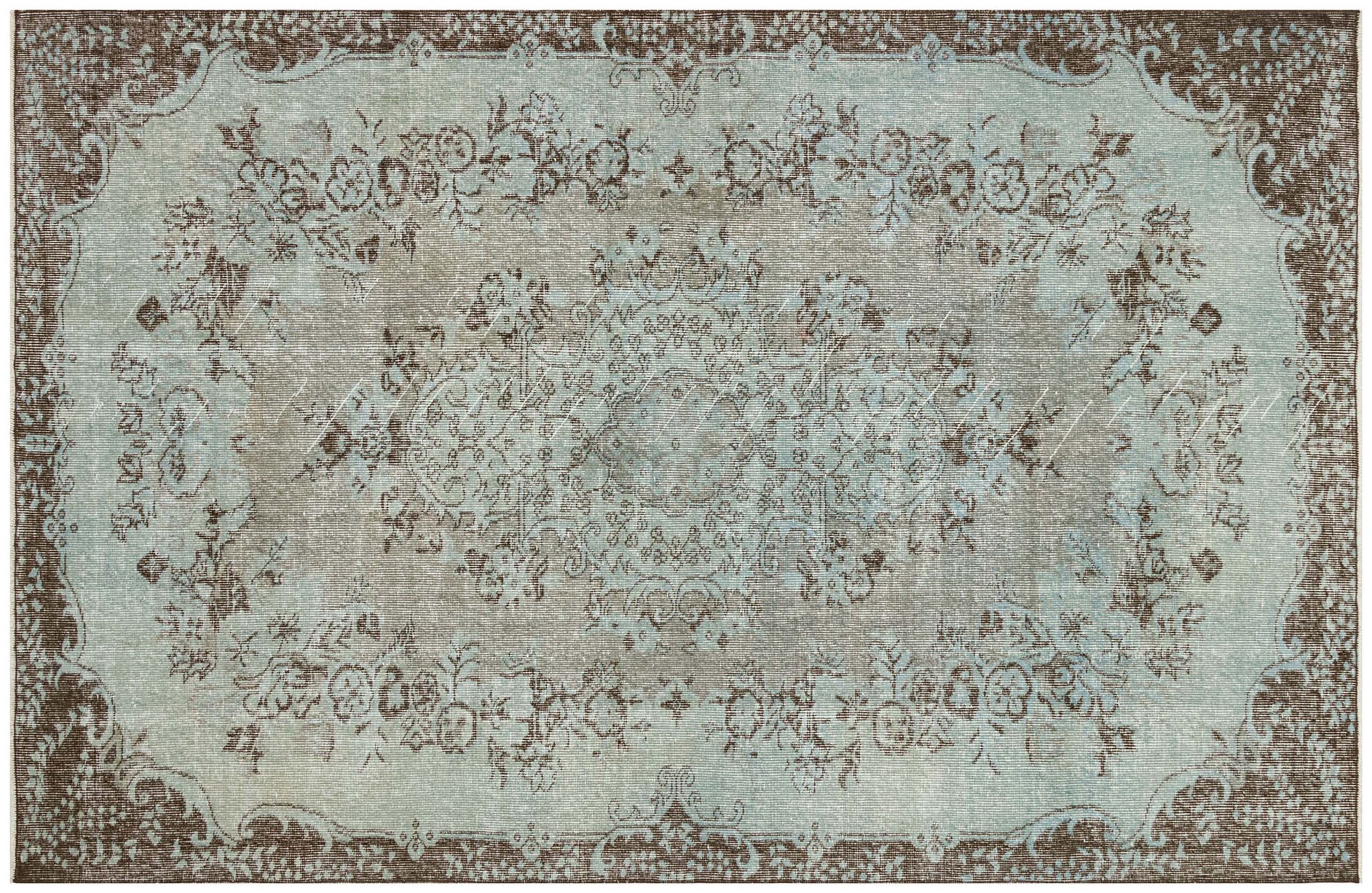 Vintage Hand-Woven Wool Rug — detail view 3, handmade vintage rug