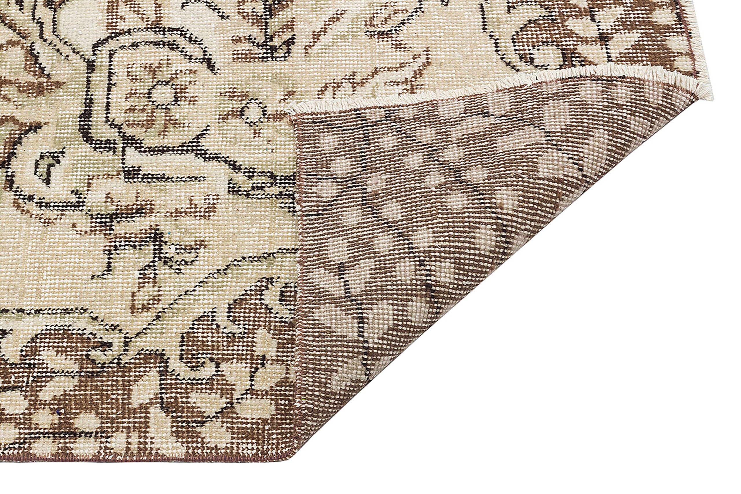 Antique Hand-Woven Wool Rug — detail view 4, handmade vintage rug