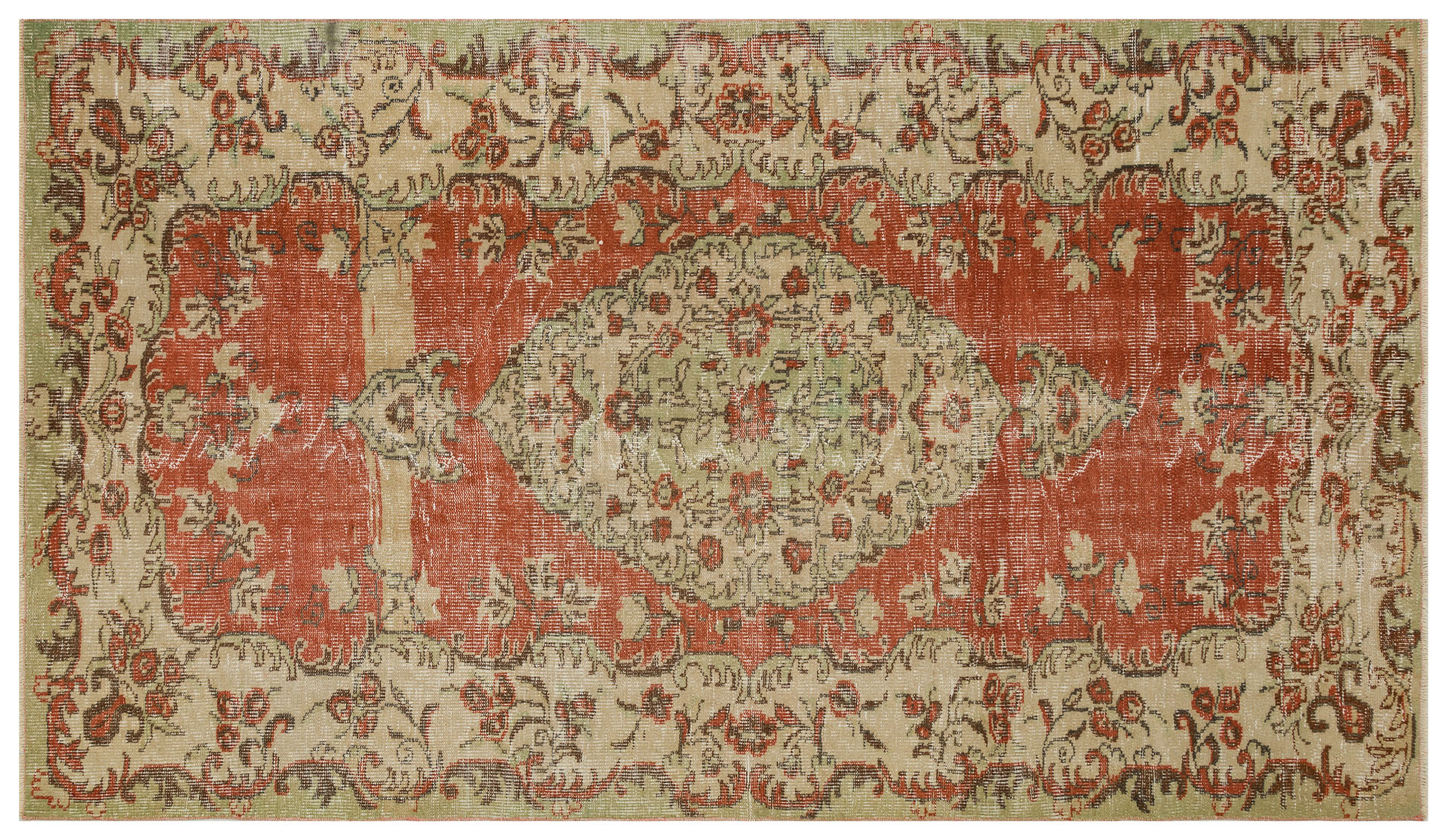 Benzersiz Eskitme Vintage Halı 160 x 277 cm 10186 - Görsel 8