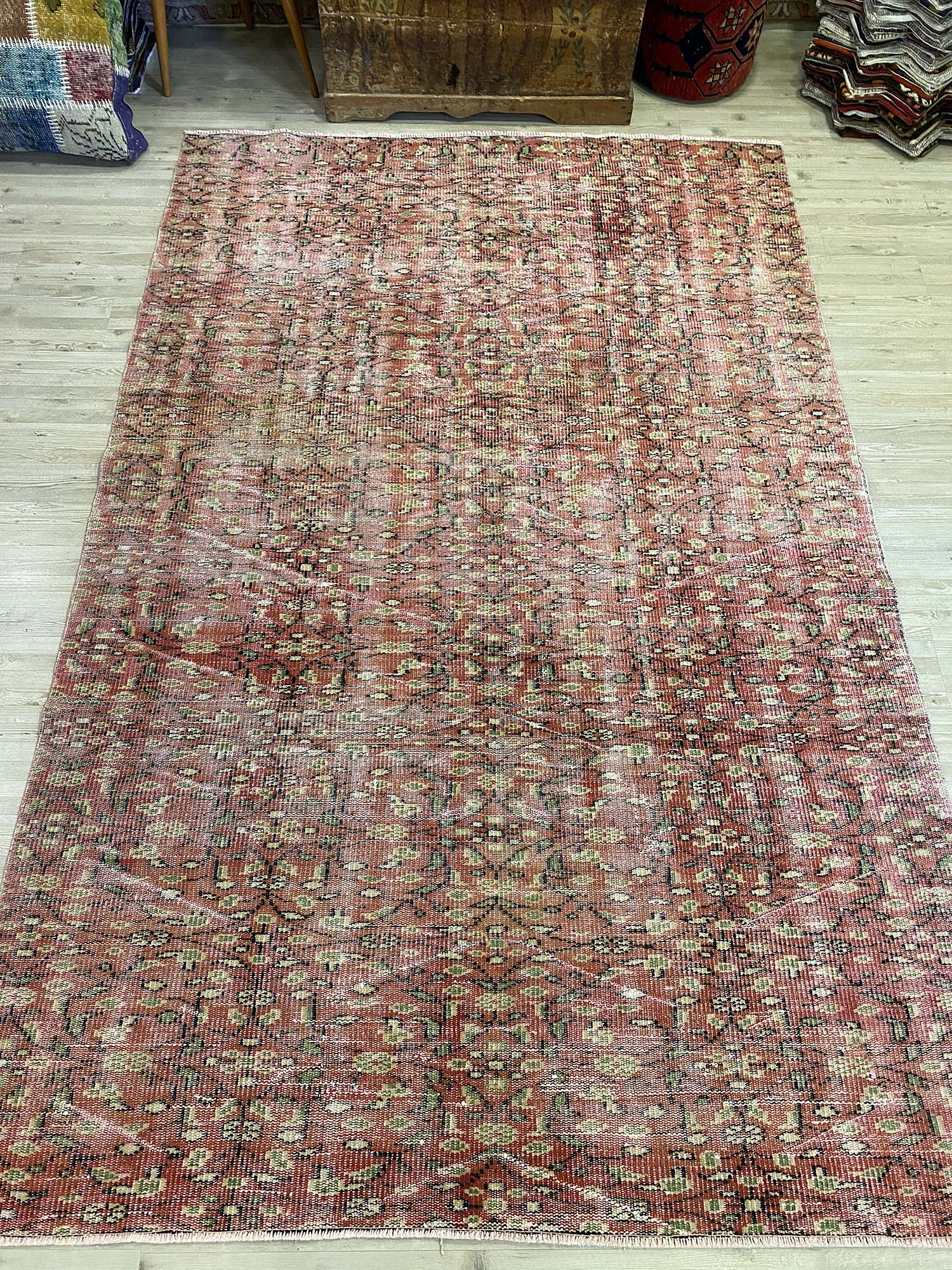 Manisa Eskitme Vintage Halı 181 x 274 cm 10195 - Görsel 11