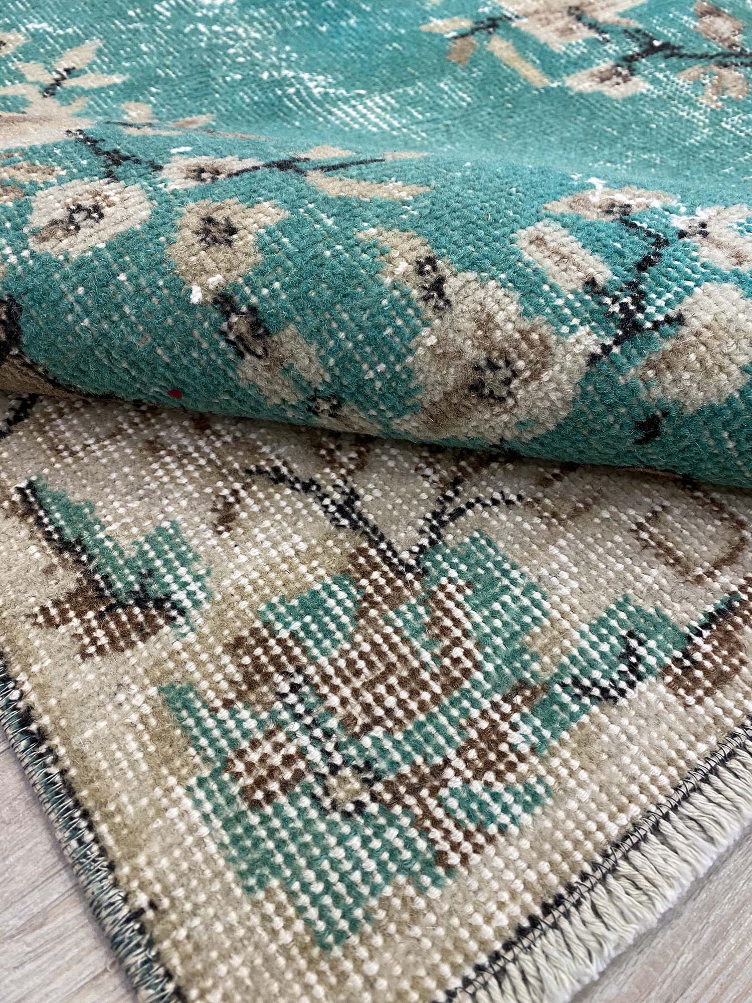 Kayseri Distressed Vintage Rug — detail view 4, handmade vintage rug