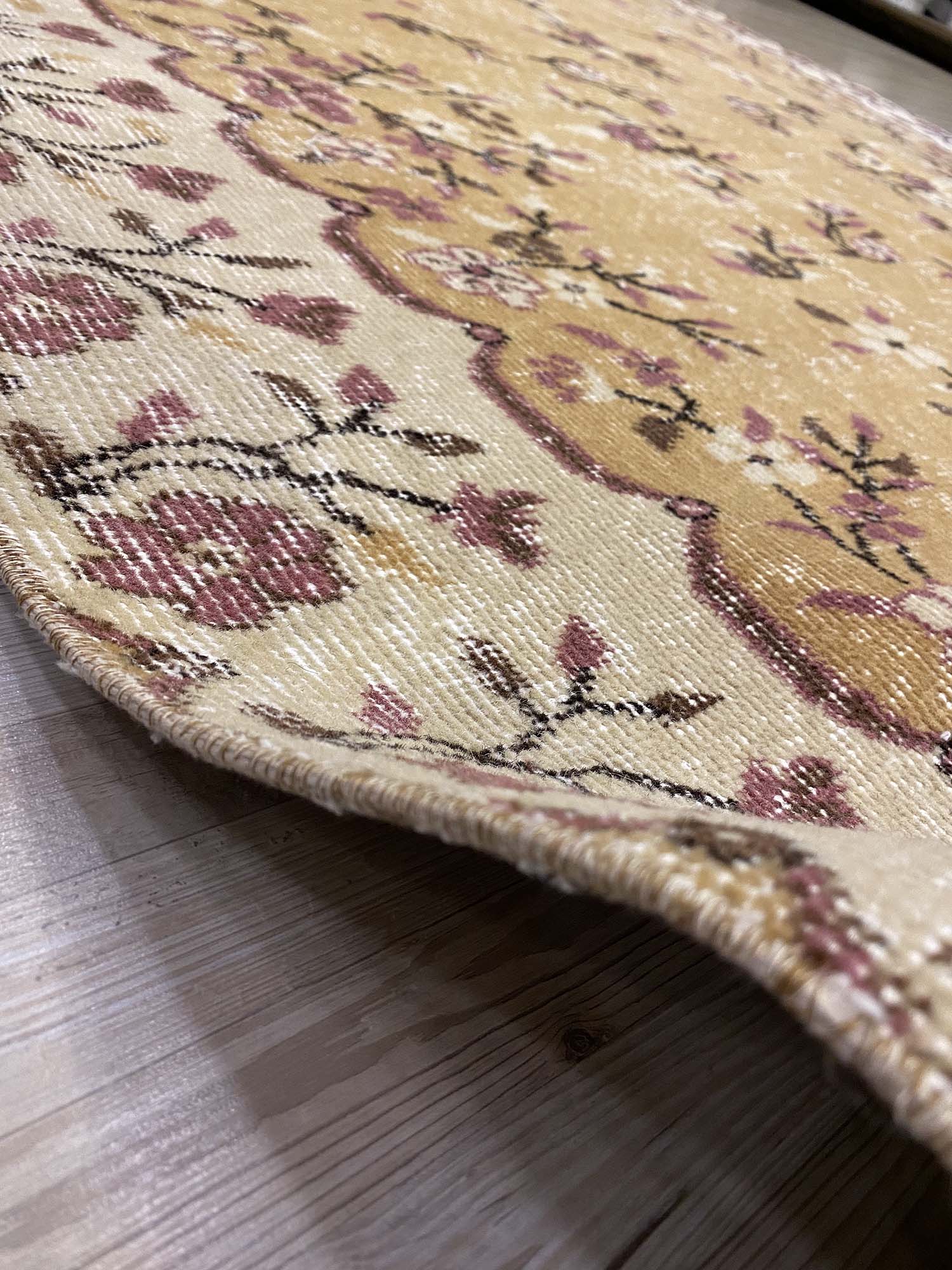 Anatolian Distressed Vintage Rug — detail view 3, handmade vintage rug