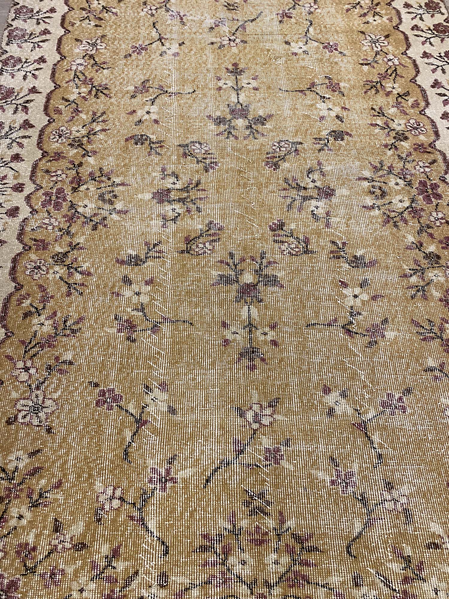 Anatolian Distressed Vintage Rug — detail view 5, handmade vintage rug
