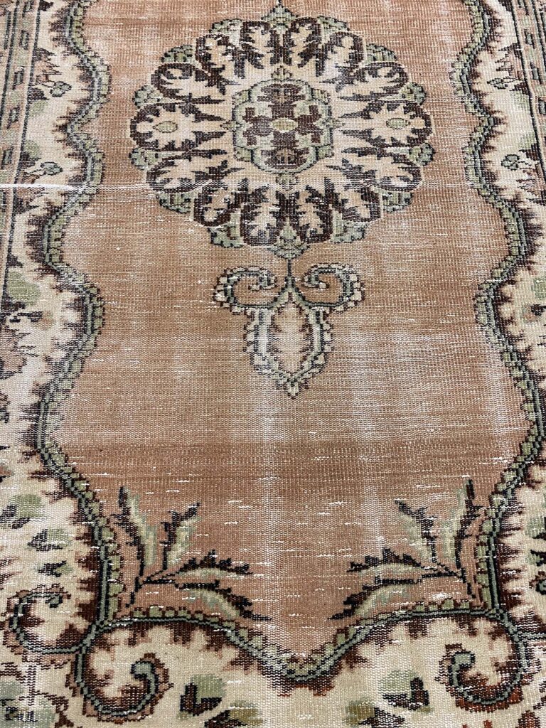 Vintage Distressed Rug, detail view 4, handmade rug, SKU 10210