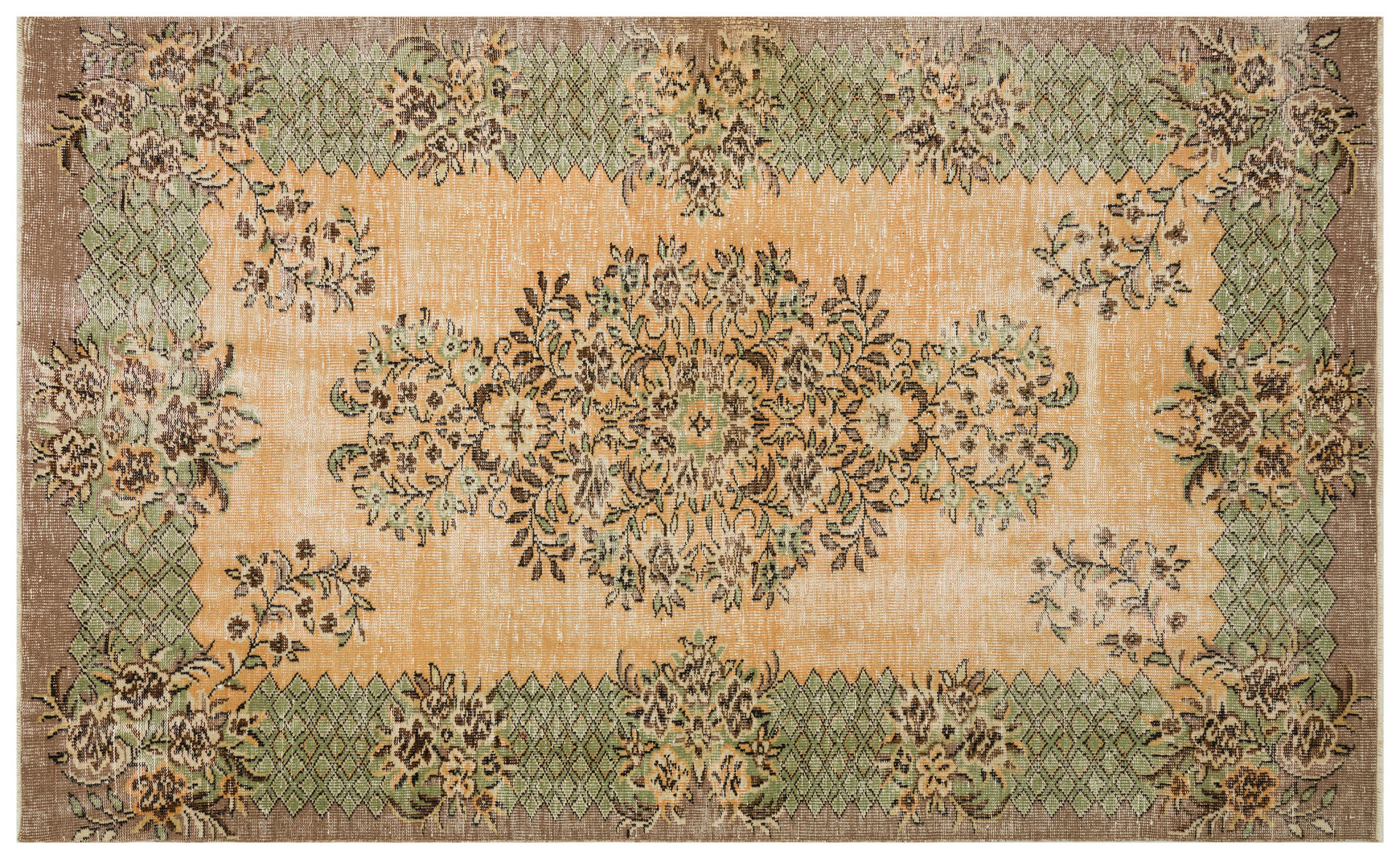 Eşsiz Eskitme Vintage Halı 180 x 300 cm 10213 - Görsel 8