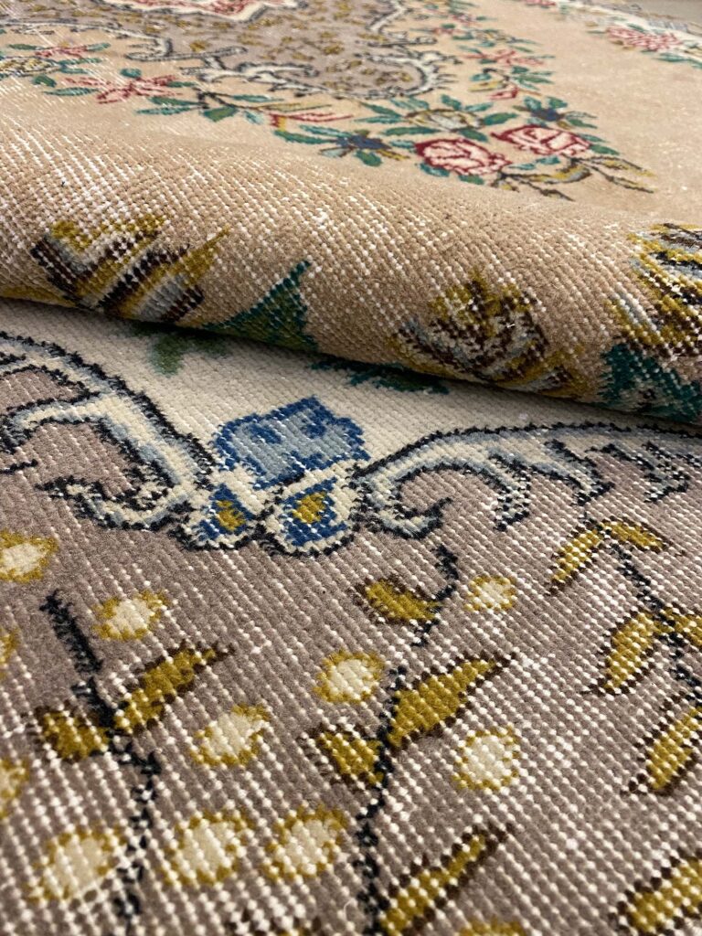 Distressed Vintage Rug, detail view 4, handmade rug, SKU 10214