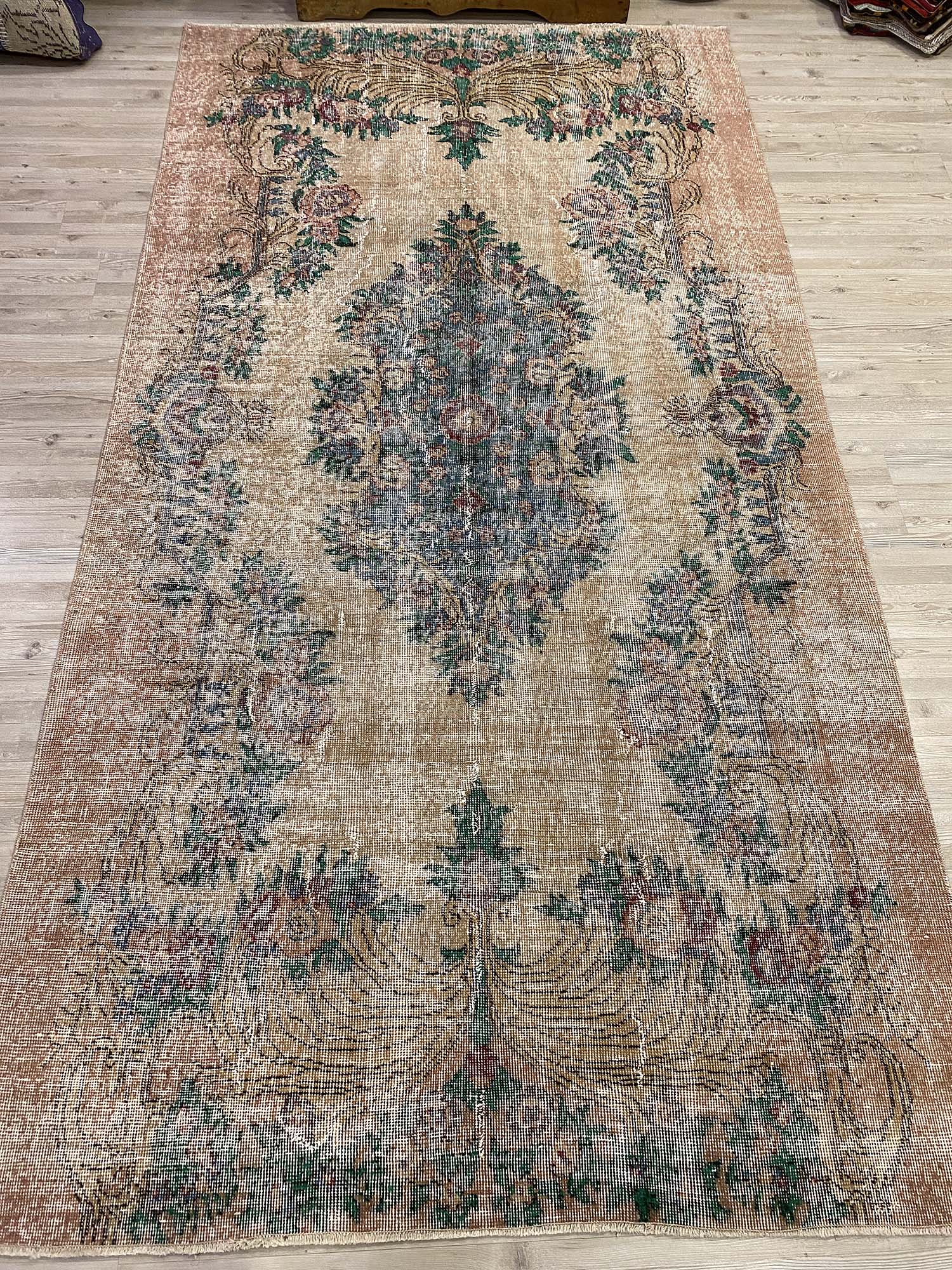 Prensip ve Efsane Eskitme Vintage Halı 149 x 277 cm 10216 - Görsel 7