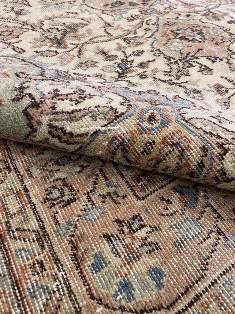 Dreamlike Distressed Vintage Rug, detail view 3, handmade rug, SKU 10218
