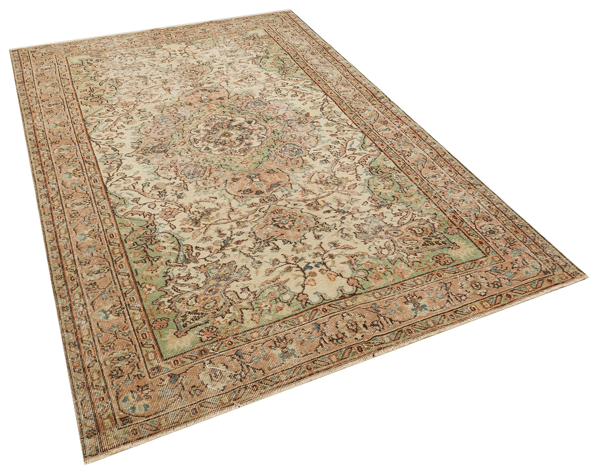 Rüya Gibi Eskitme Vintage Halı 162 x 250 cm 10218 - Görsel 9