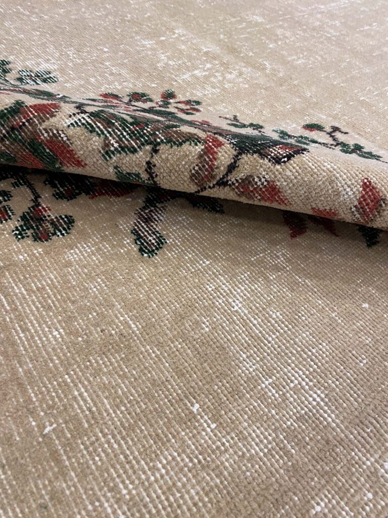 Milas Distressed Vintage Rug, detail view 3, handmade rug, SKU 10220