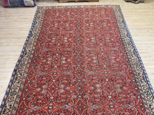 Efsanevi Dantel Dokusu Eskitme Vintage Halı 163 x 282 cm 10230