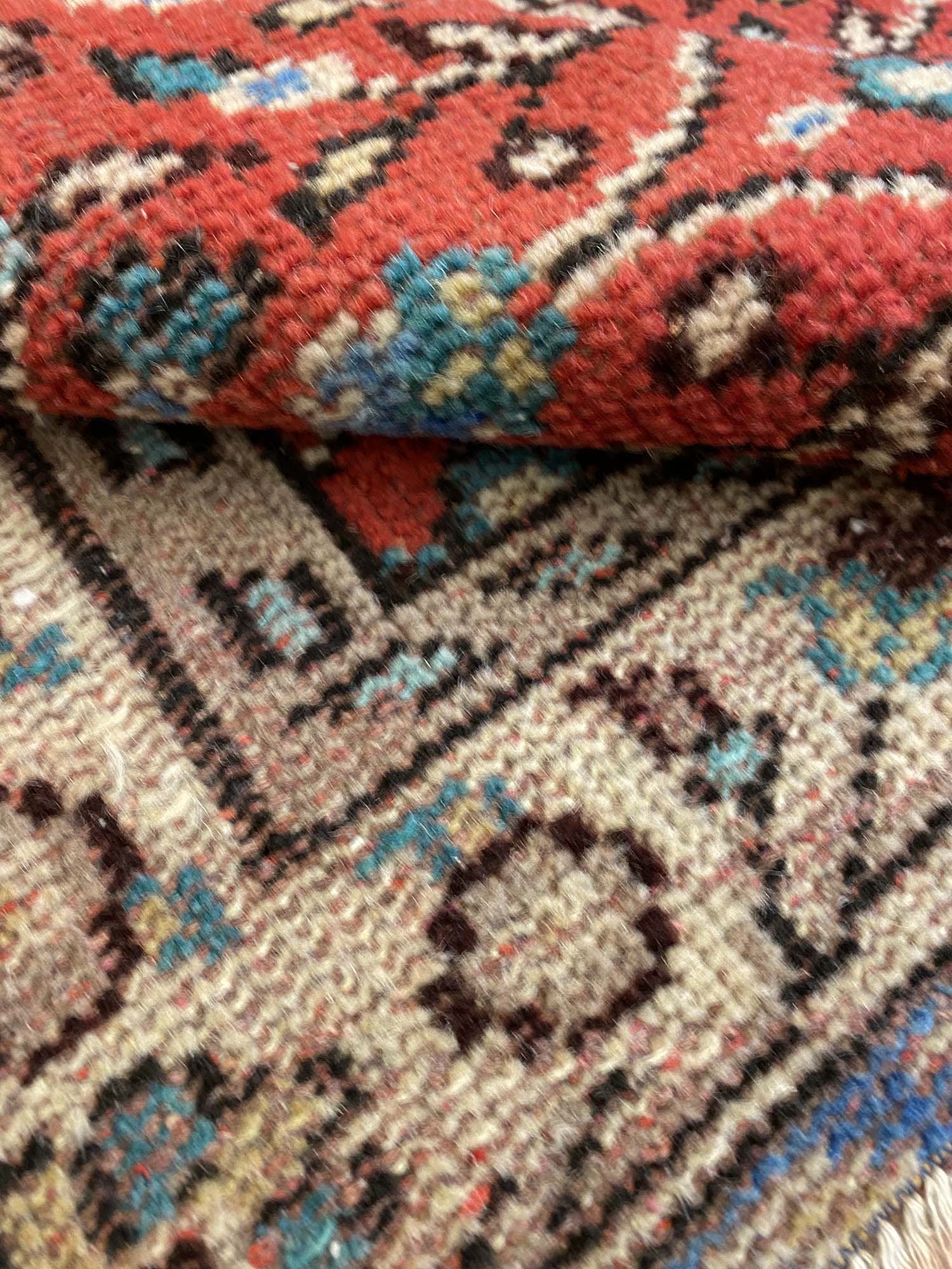Legendary Lace-Weave Distressed Vintage Rug — detail view 3, handmade vintage rug