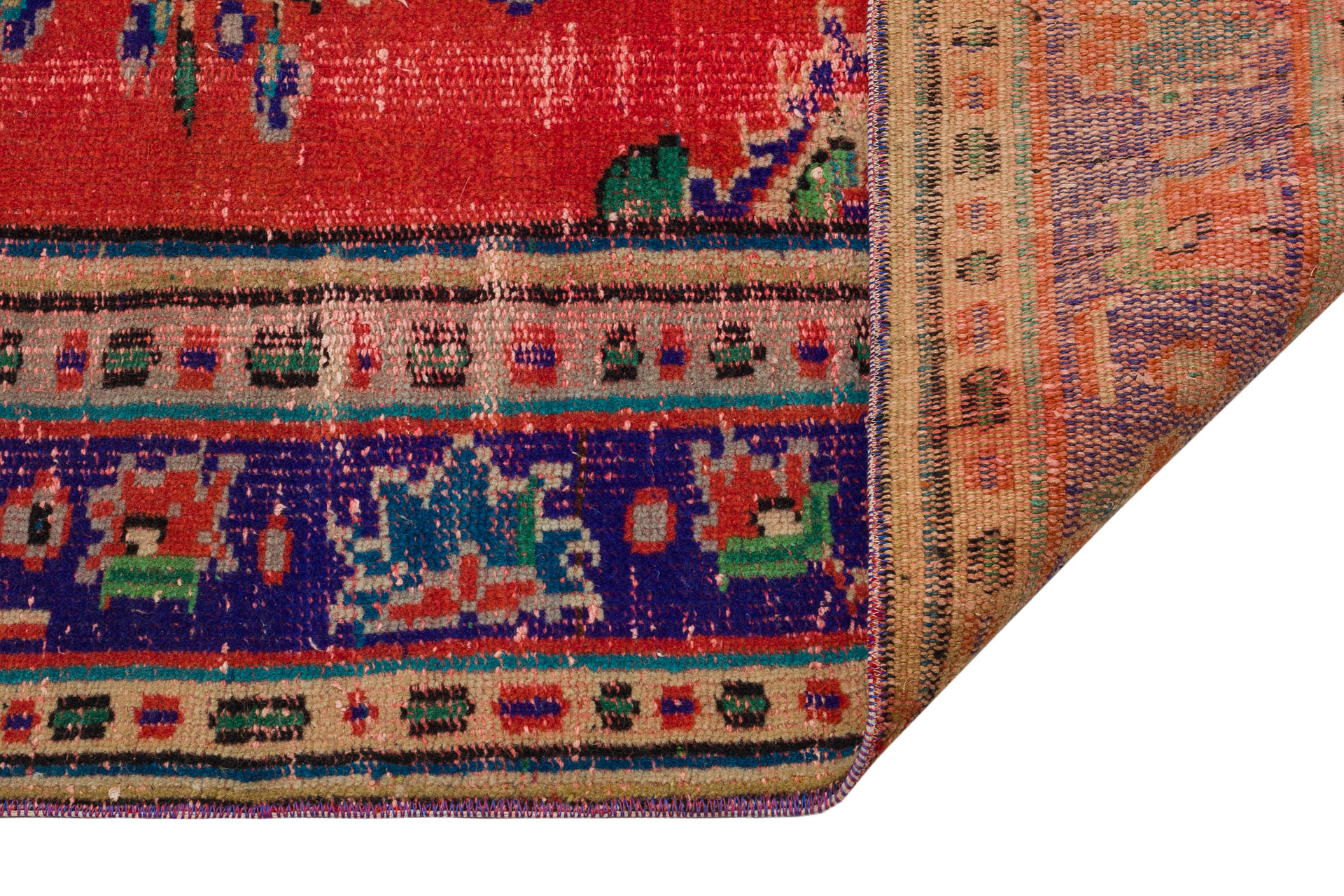 İmparatorluk Dokusu Eskitme Vintage Halı 185 x 251 cm 10232 - Görsel 8