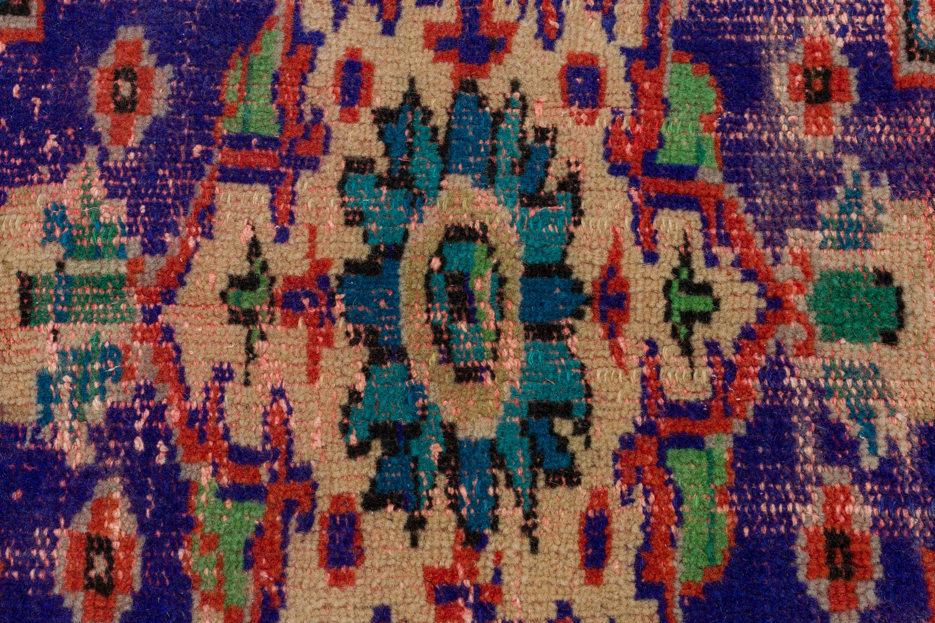 İmparatorluk Dokusu Eskitme Vintage Halı 185 x 251 cm 10232 - Görsel 9