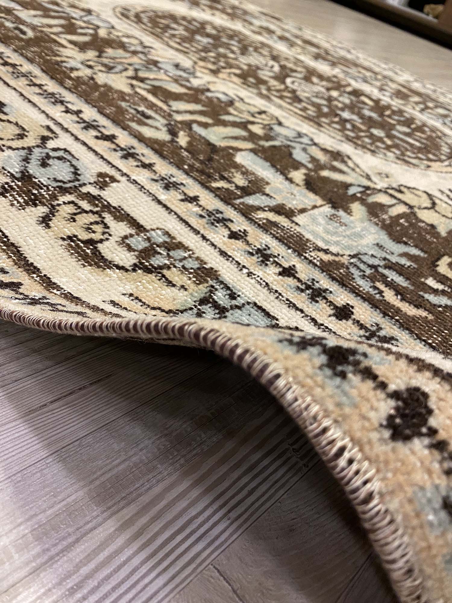 Legendary Lace-Weave Distressed Vintage Rug — detail view 5, handmade vintage rug