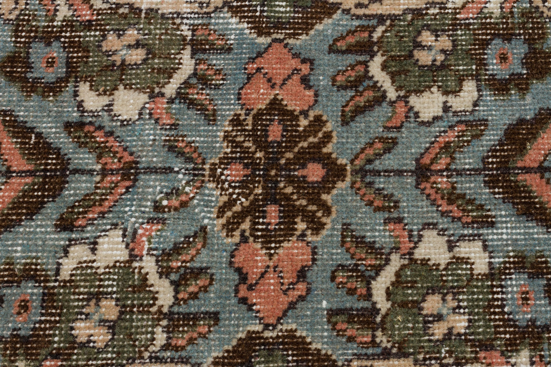Handmade Distressed Vintage Rug — detail view 4, handmade vintage rug
