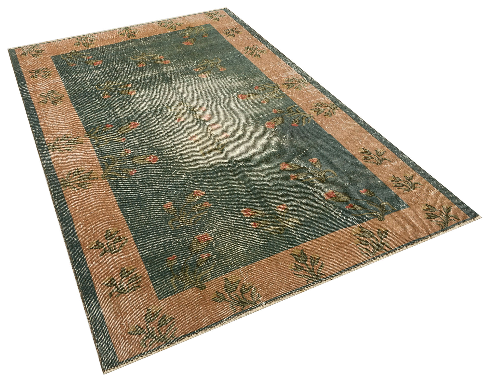 Osmanlı Eskitme Vintage Halı 151 x 236 cm 10246 - Görsel 11
