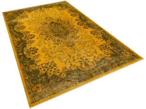 Taşlaşmış Zamanların Hüznü Eskitme Vintage Halı 172 x 266 cm 10247