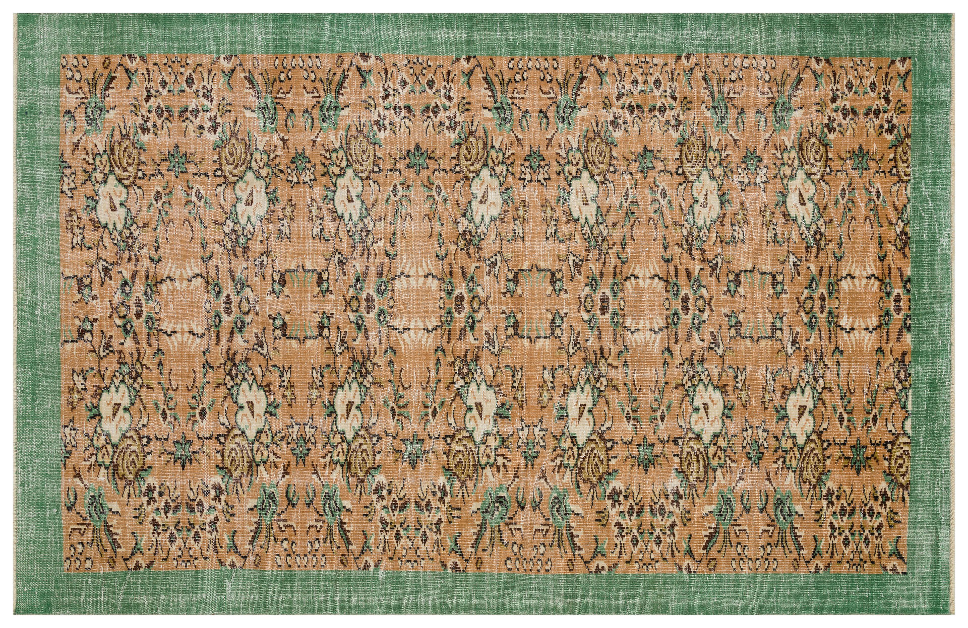 Sır Gibi Saklanmış İnci Eskitme Vintage Halı 171 x 265 cm 10251 - Görsel 8