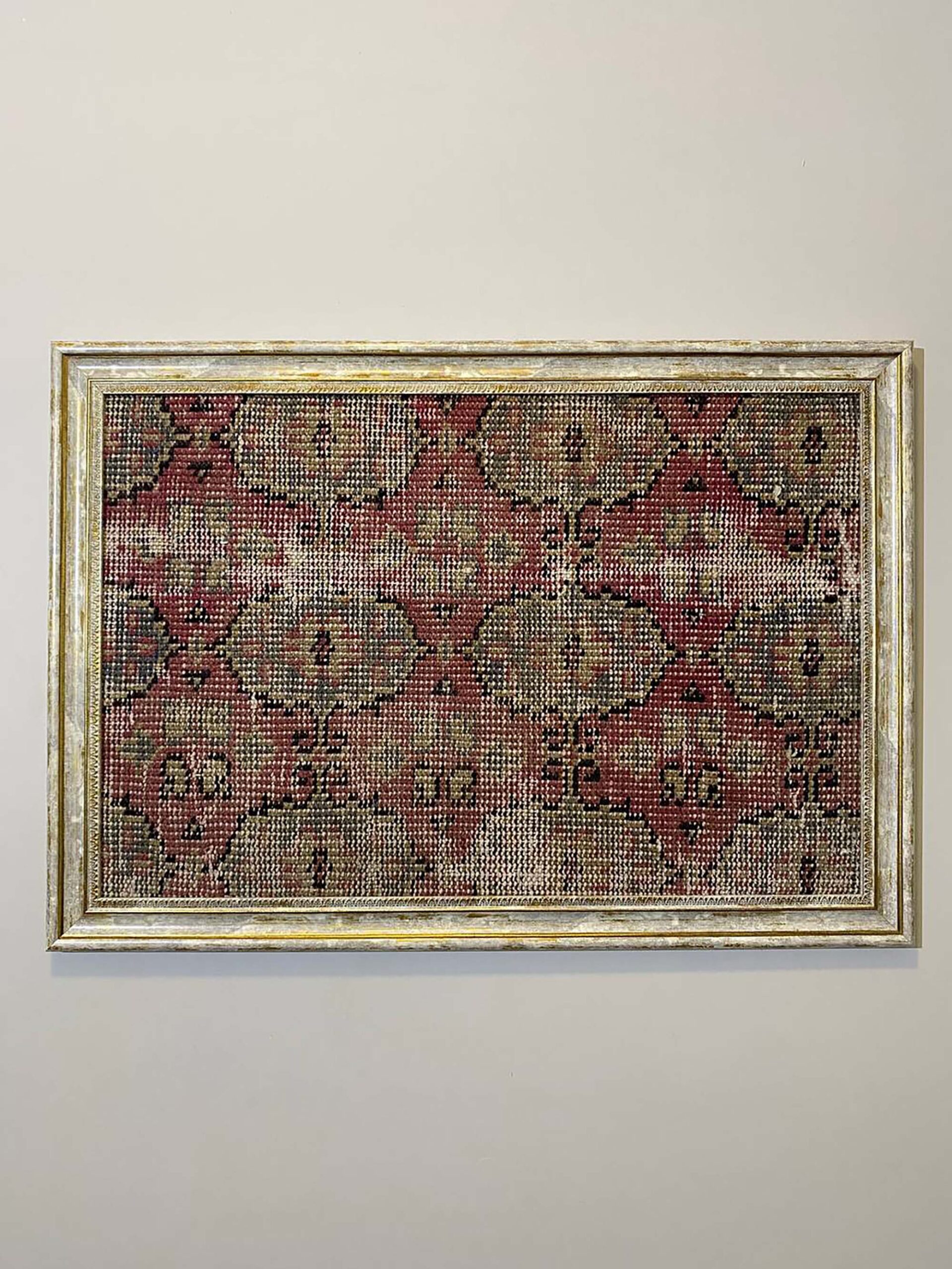 Breezes of Anatolia: Wool Painting — detail view 4, vintage vintage rug
