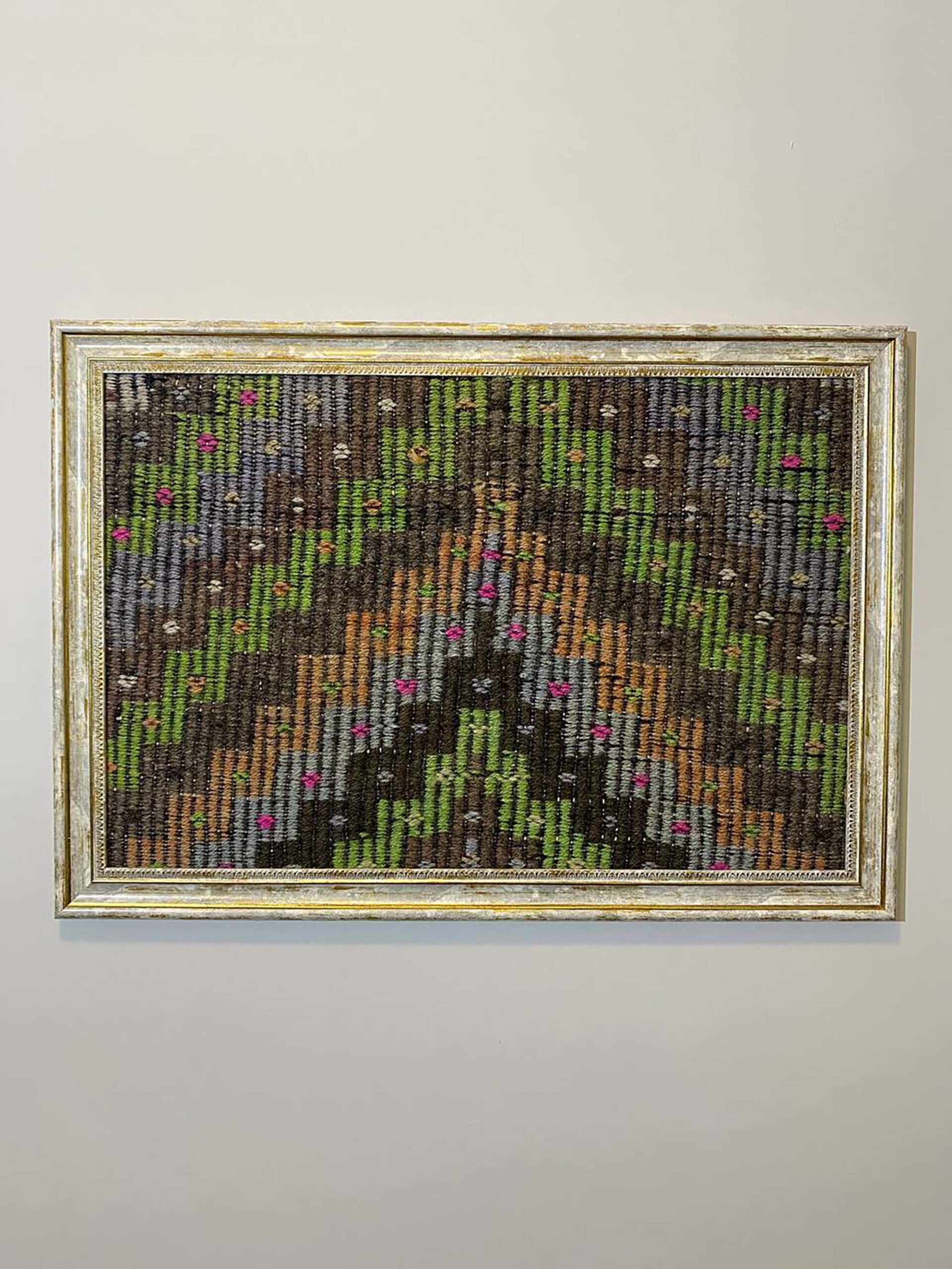 Historic Touch Wool Art Panel — detail view 4, vintage vintage rug