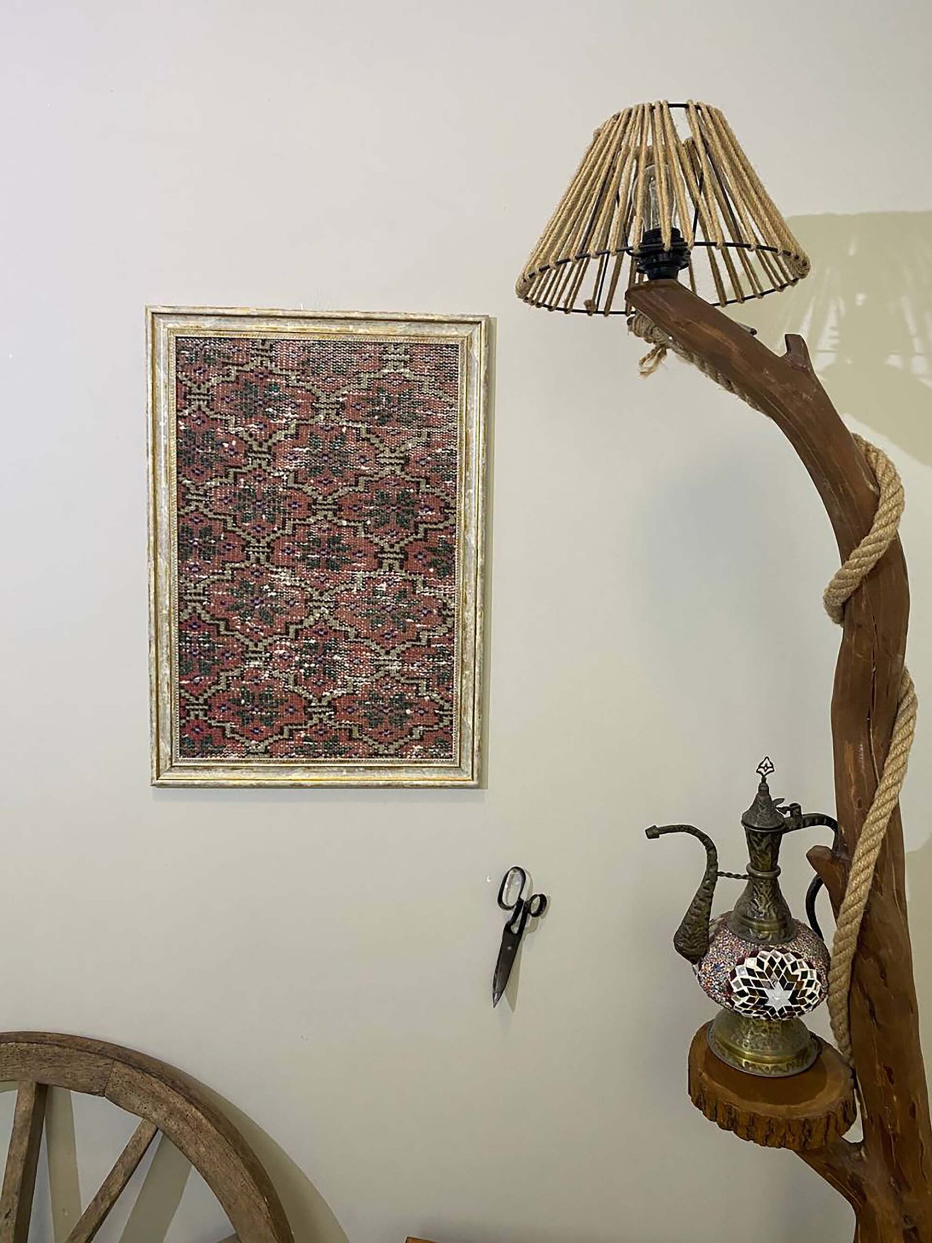 Historical Touch Wool Art Panel — detail view 4, vintage vintage rug