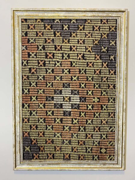 Traces of the Past Wool Tapestry, vintage rug, Vintage, hand-knotted wool, size 50 × 70 cm, from Van