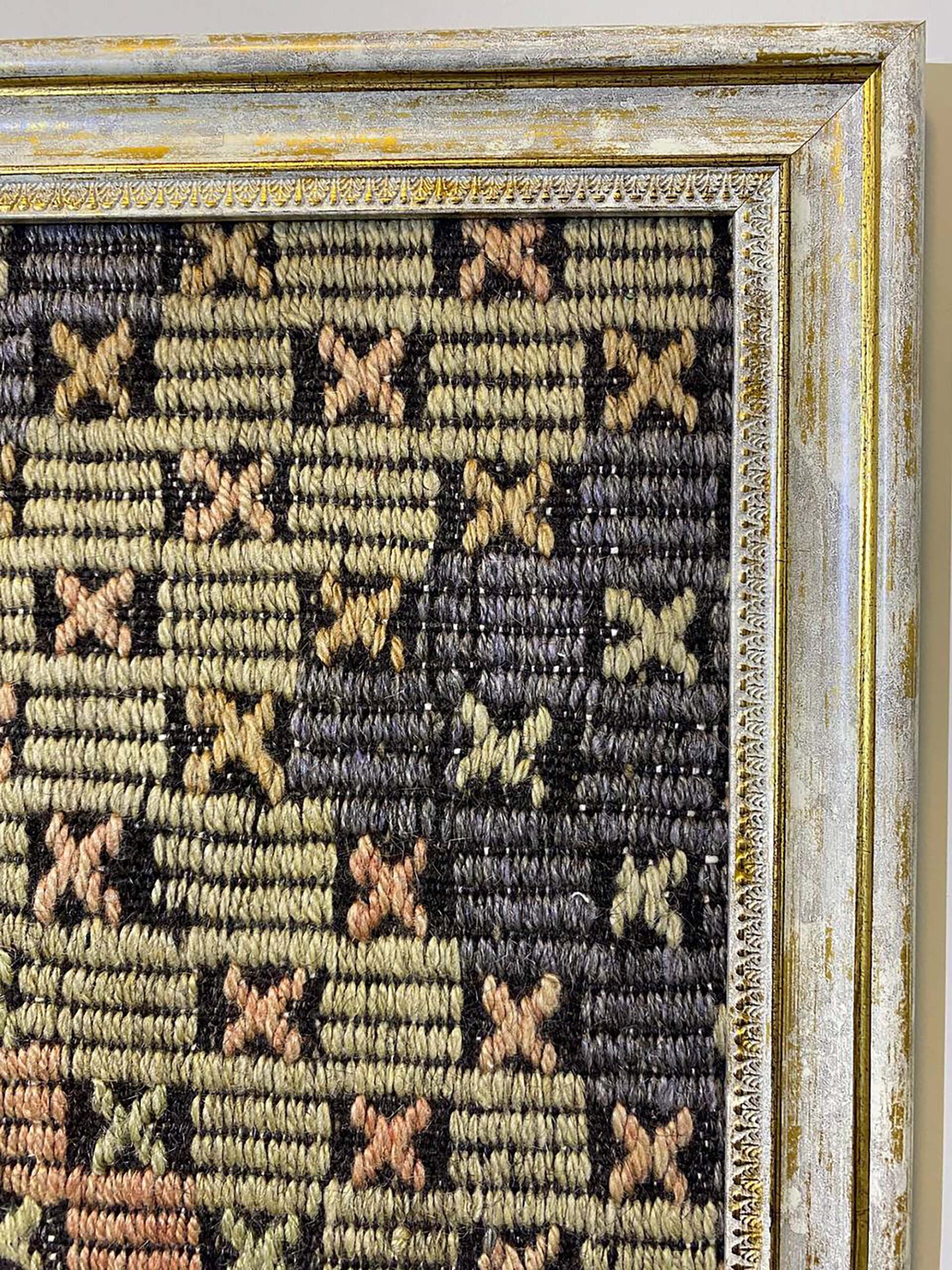 Traces of the Past Wool Tapestry — detail view 5, vintage vintage rug