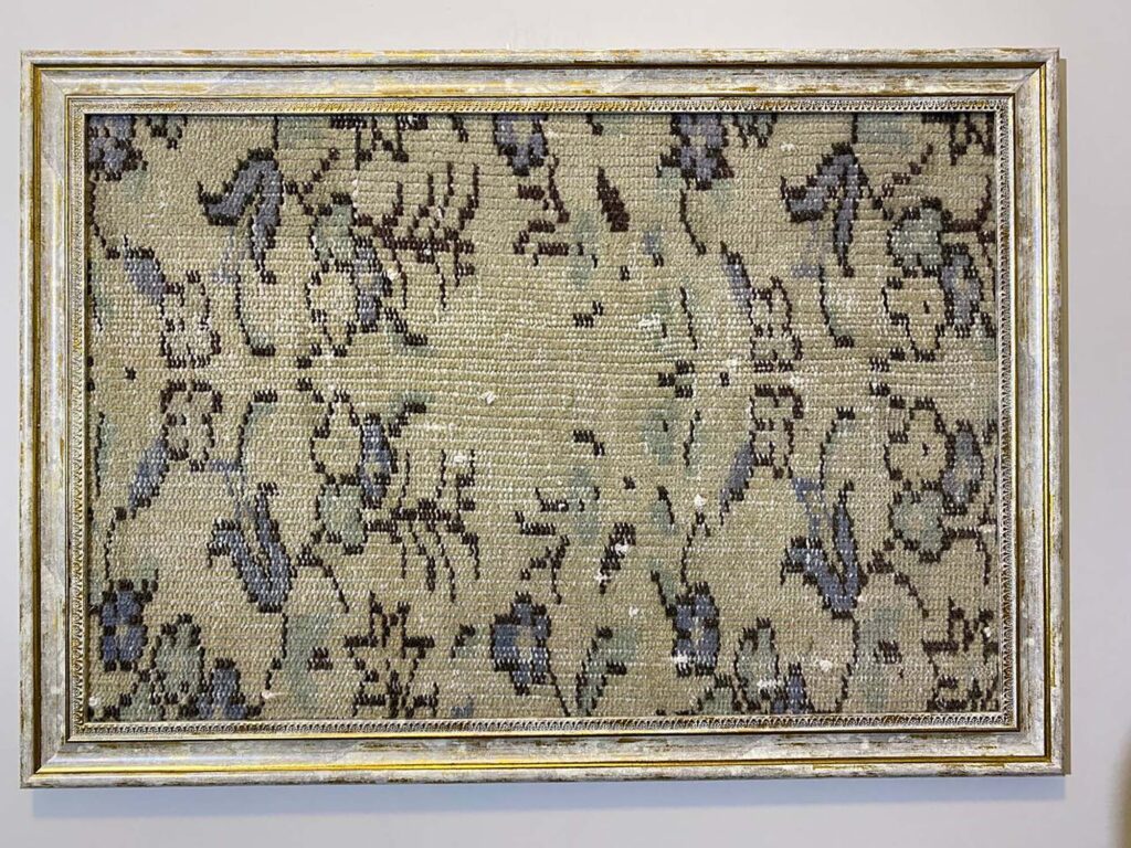 A Masterpiece Inspired by Turkish Rugs, detail view 4, vintage rug, SKU T037
