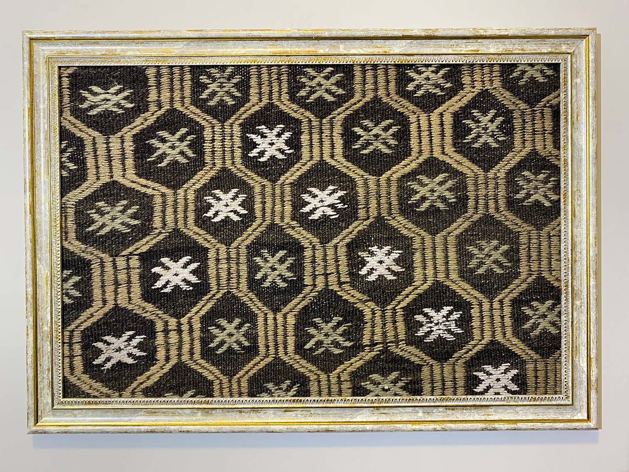 Handwoven "Time Capsule" Painting — detail view 4, handmade vintage rug