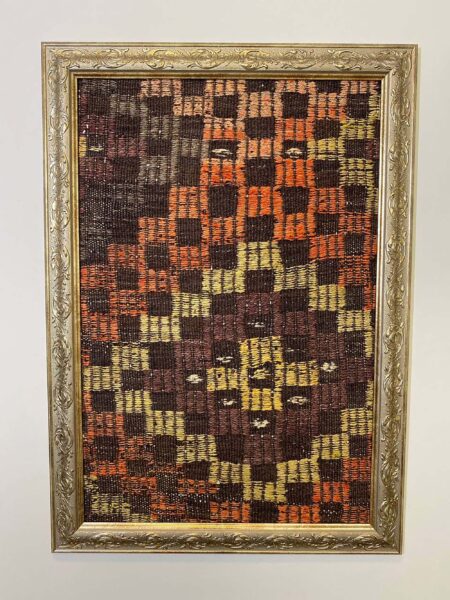 A Masterpiece Inspired by Turkish Rugs, vintage rug, Vintage, hand-knotted wool, size 50 × 70 cm, from Bergama