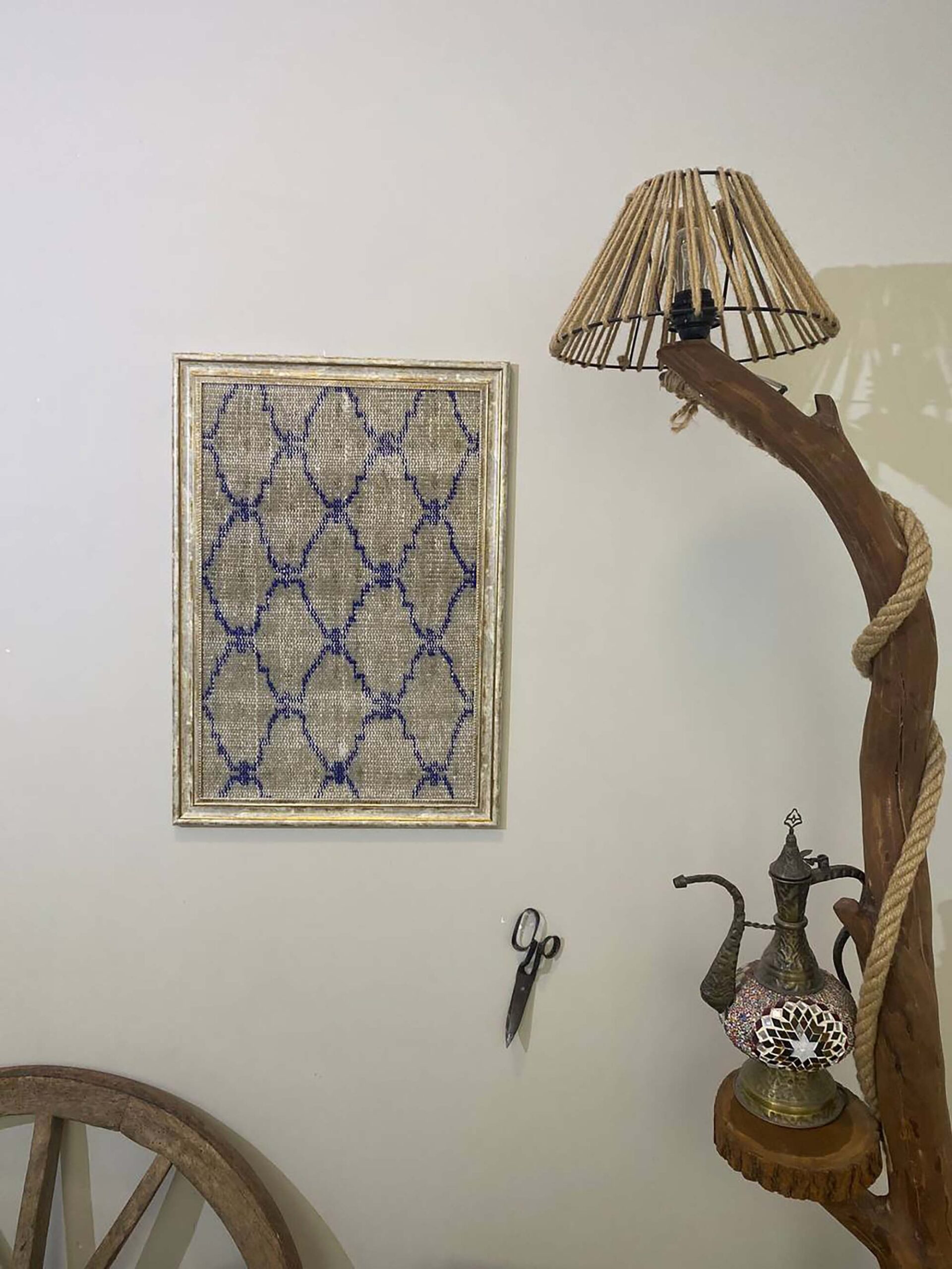 A Work Where Traditional Craft and Art Converge — detail view 4, vintage vintage rug