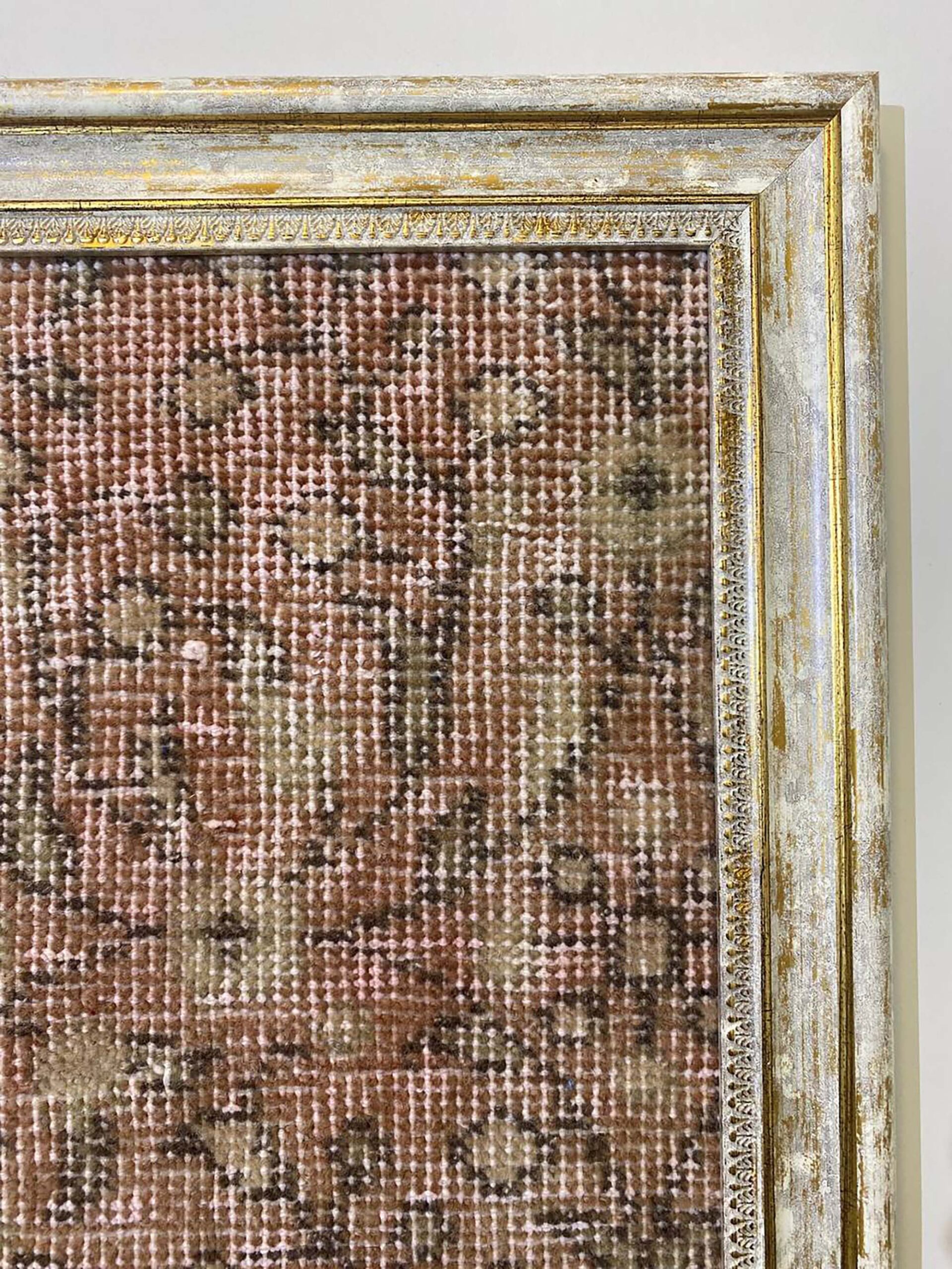Whispers of Anatolia: Wool Painting — detail view 4, vintage vintage rug