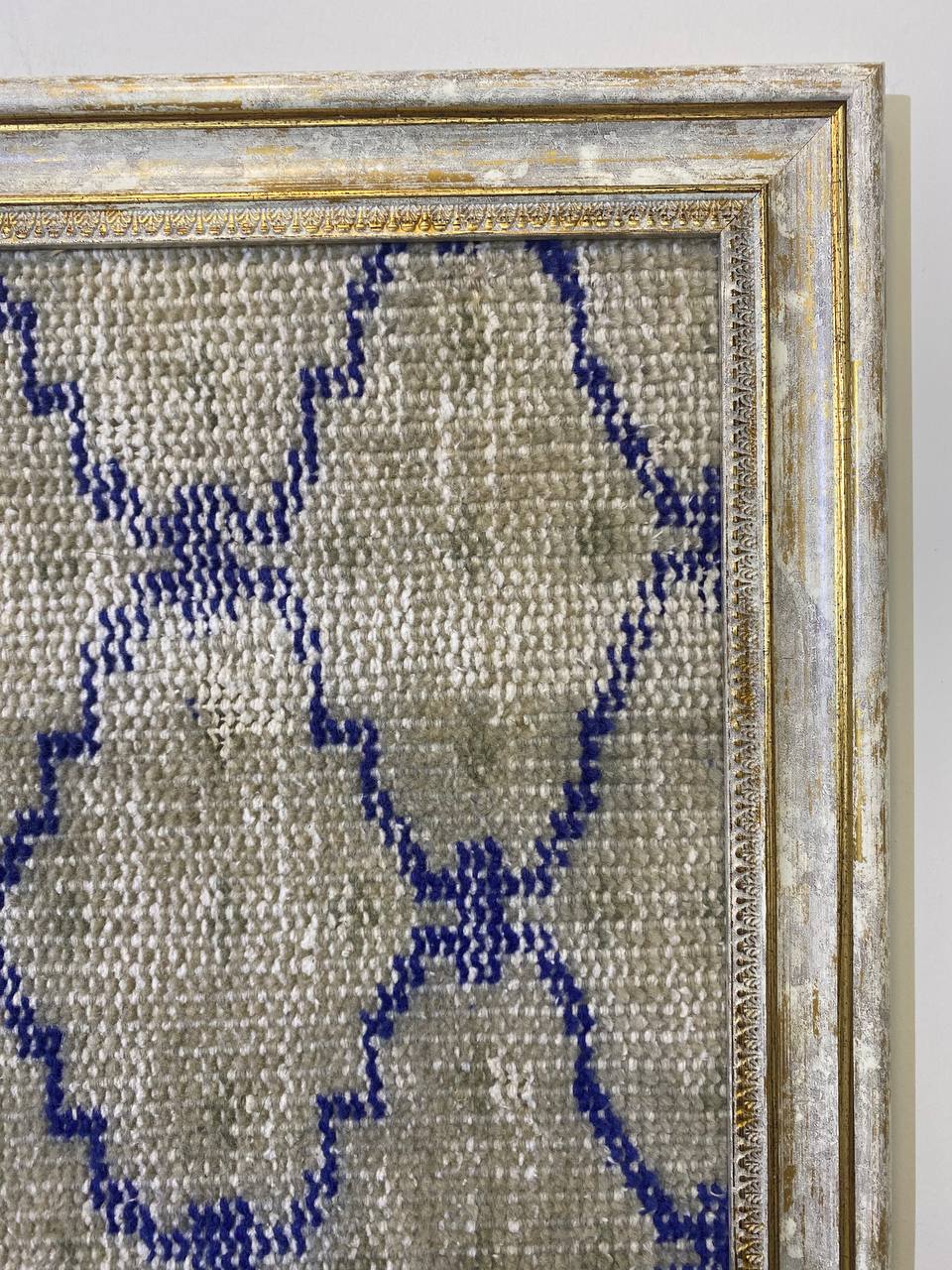 Nature's Legacy: A Work of Art Made of Wool — detail view 5, vintage vintage rug